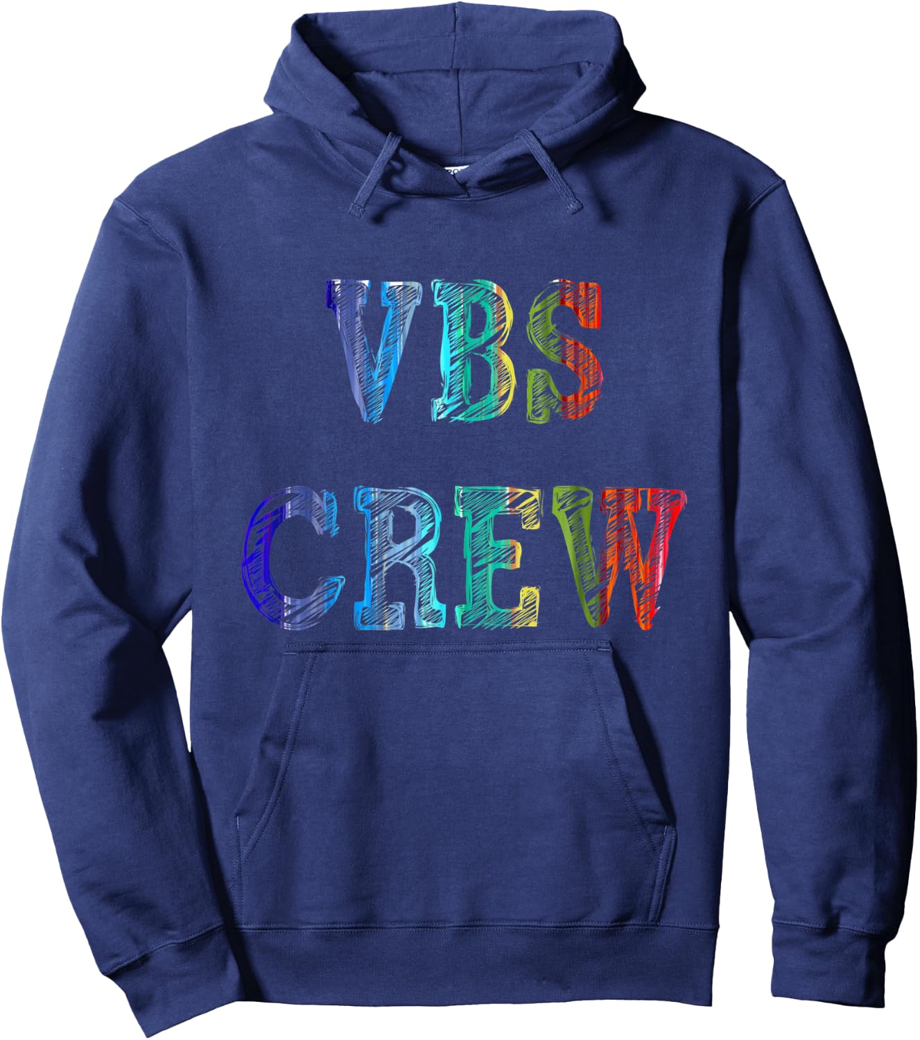 VBS Crew Paint Splatter Vacation Bible School Apparel Hoodie - Hoodie | Navy