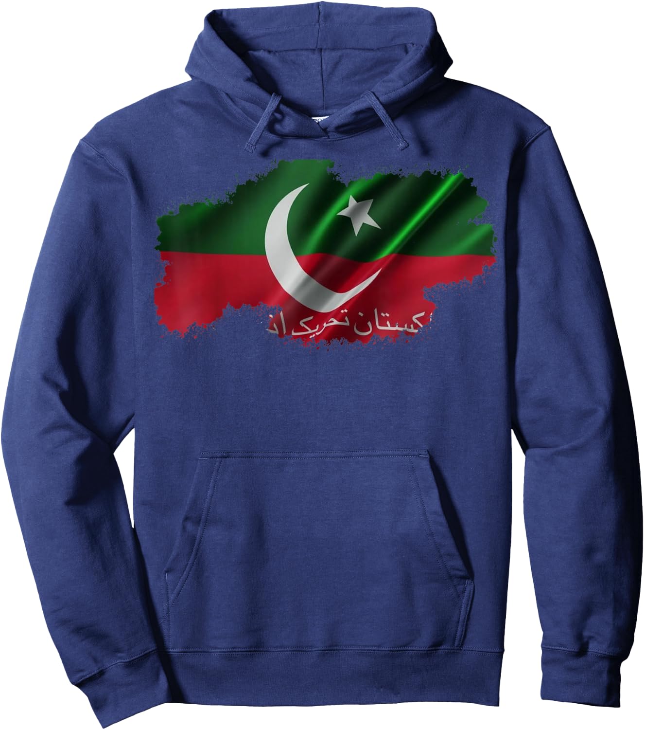 Imran Khan PTI Flag shirt Prime Minister Pakistan Hoodie - Hoodie | Navy