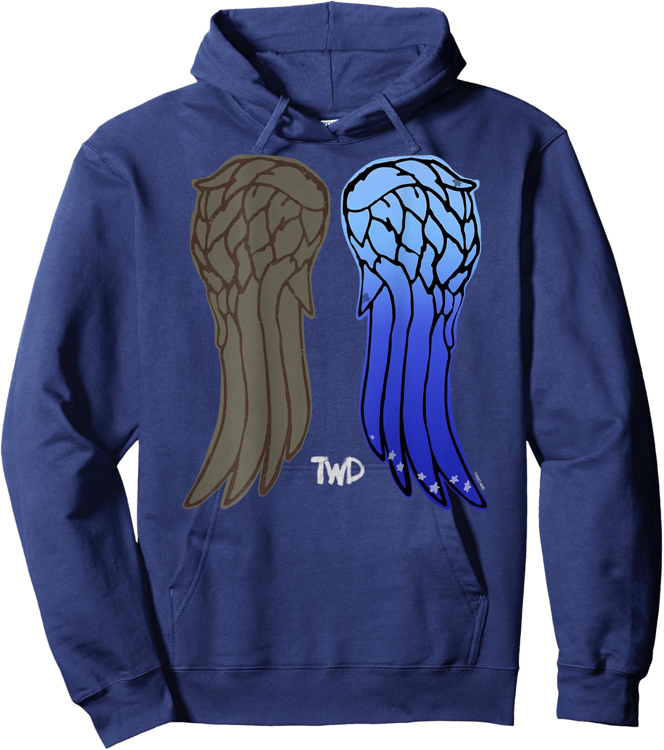 The Walking Dead Daryl Dixon New Wings Small Hoodie - Hoodie | Navy