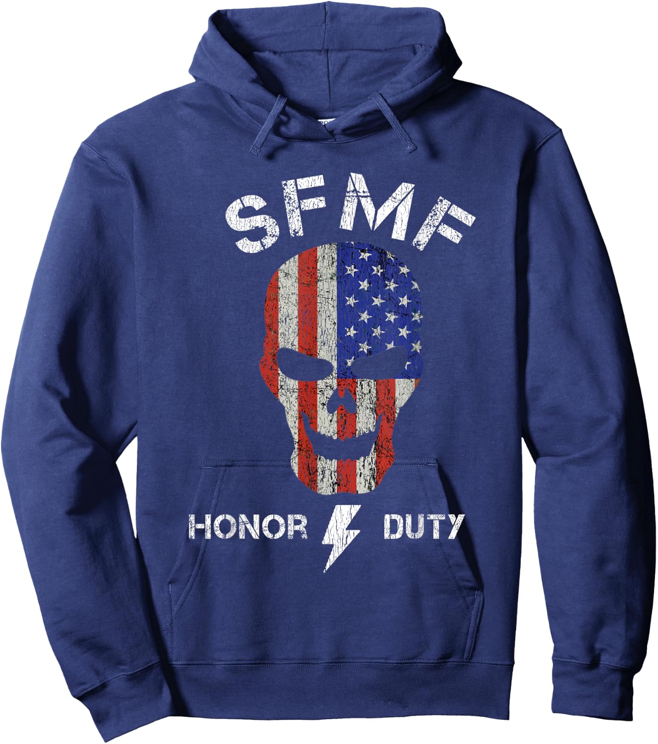 SFMF Funny Military Jarhead Jargon Honor Duty USA Hoodie - Hoodie | Navy
