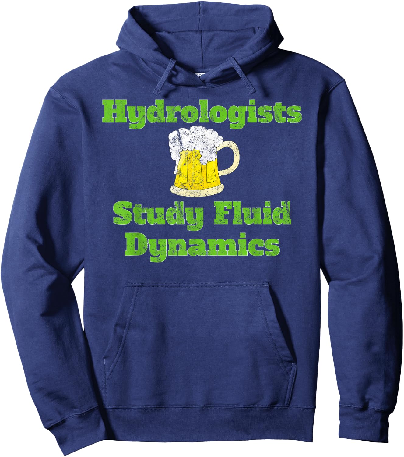 Hydrology Funny Water Science Beer Hoodie - Hoodie | Navy