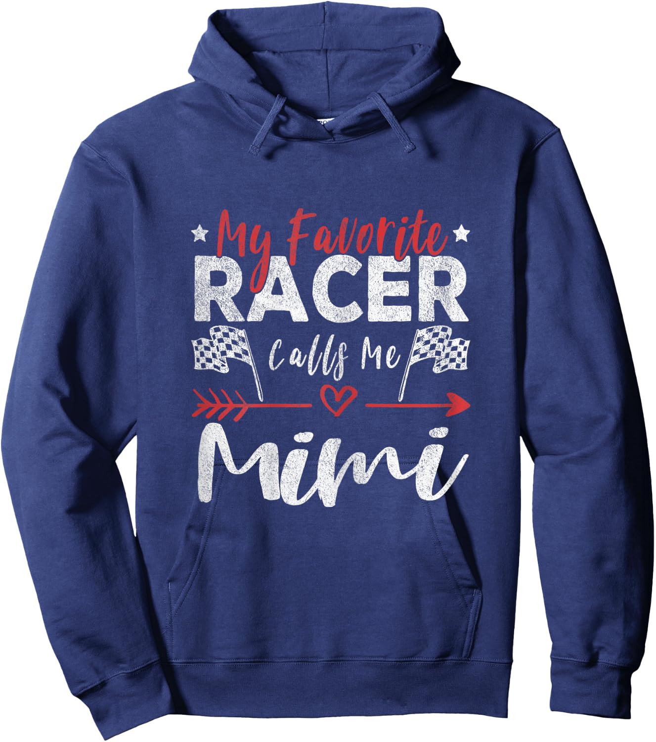 My Favorite Racer Calls Me Mimi Racer Racing Grandma Hoodie - Hoodie | Navy