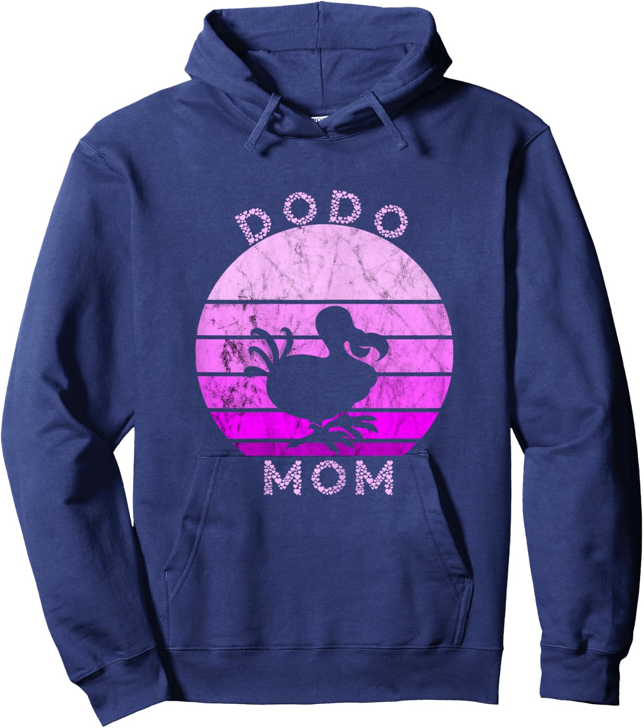 Dodo Mom Dodo Bird Retro Vintage Dronte Bird Mother Hoodie - Hoodie | Navy