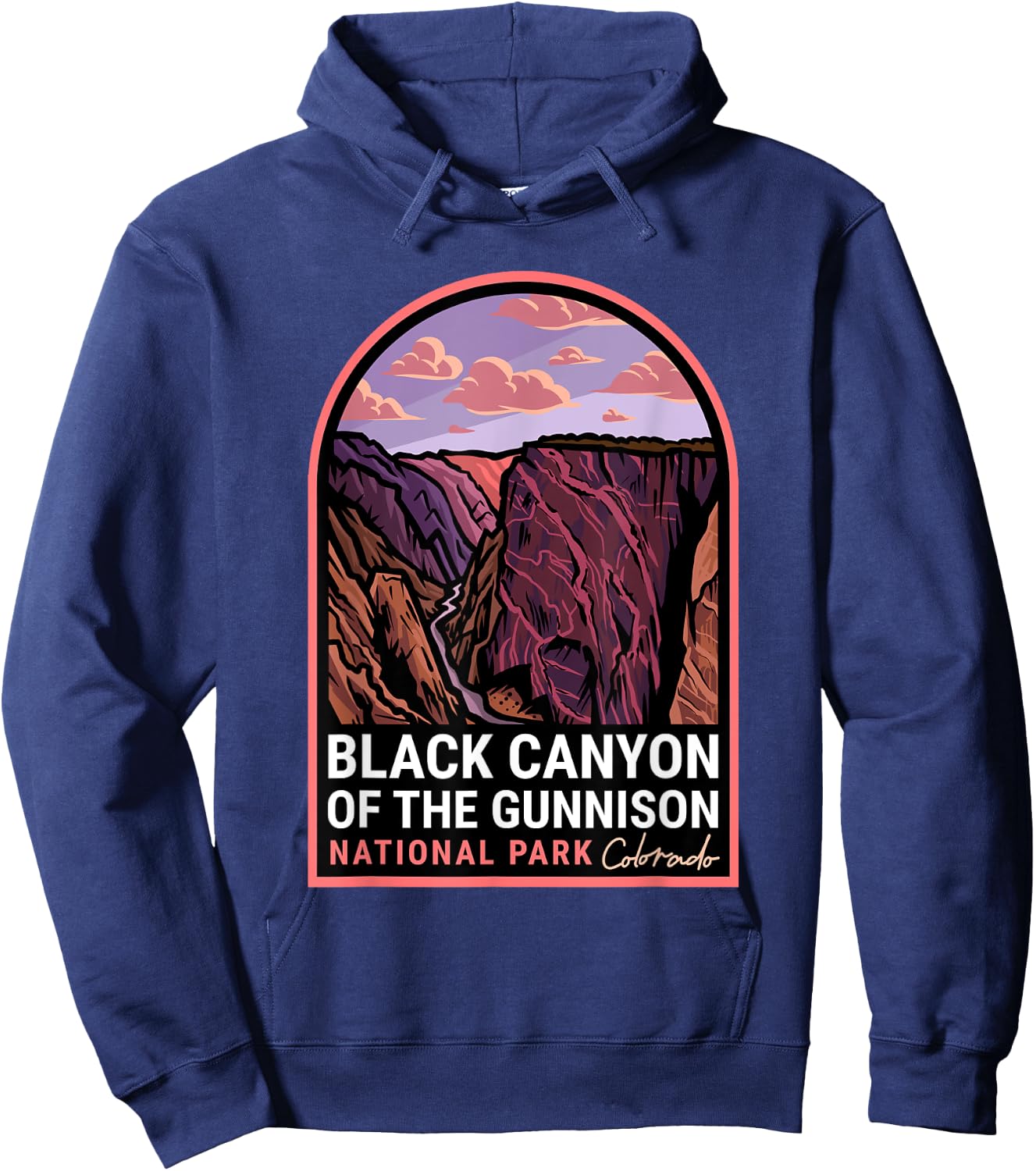 Black Canyon of the Gunnison National Park Hoodie - Hoodie | Navy