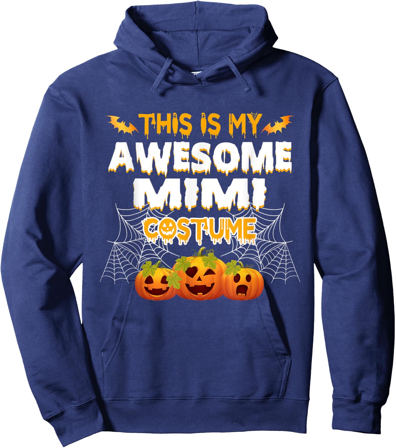 This Is My Awesome Mimi Costume Halloween Gift Hoodie - Hoodie | Navy