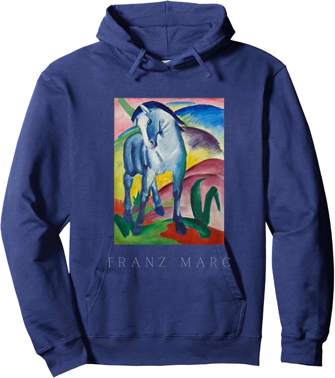 Blue Horse Franz Marc Hoodie - Hoodie | Navy