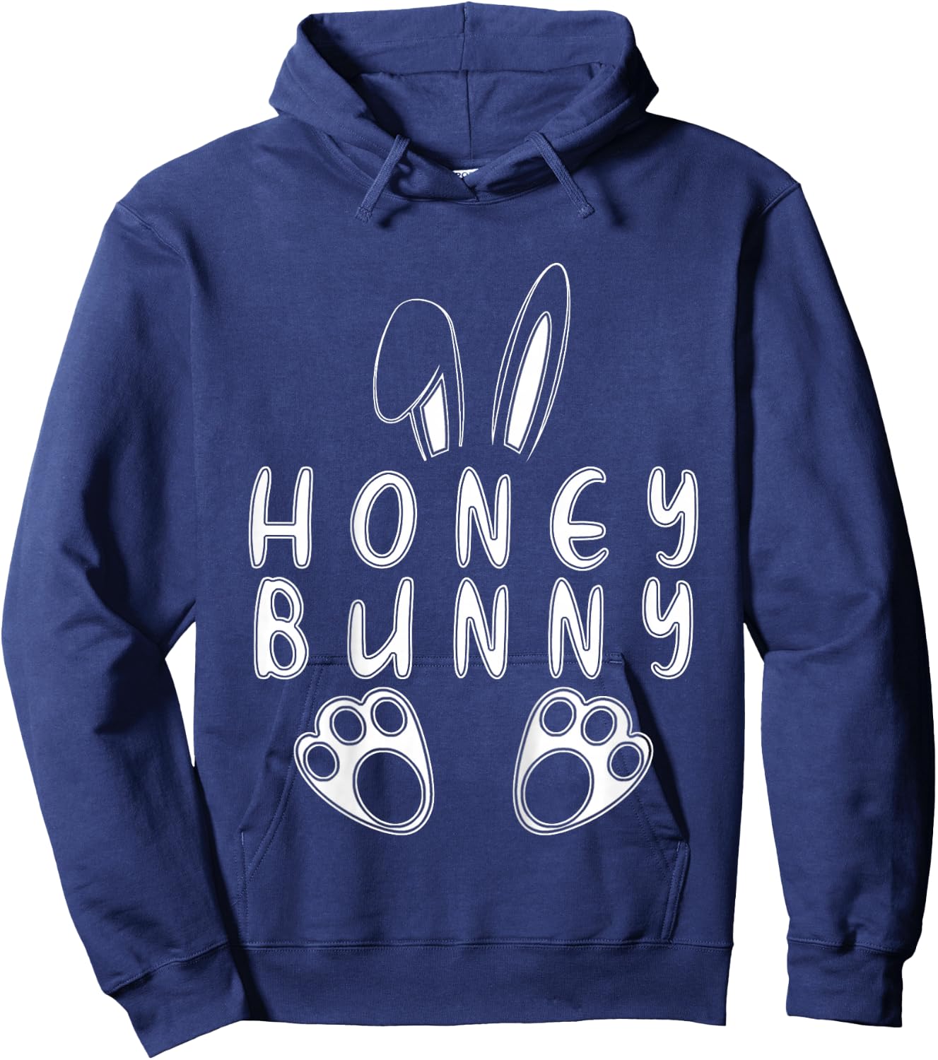 Easter Pajamas Toddler Easter Honey Bunny Easter For Kids Hoodie - Hoodie | Navy