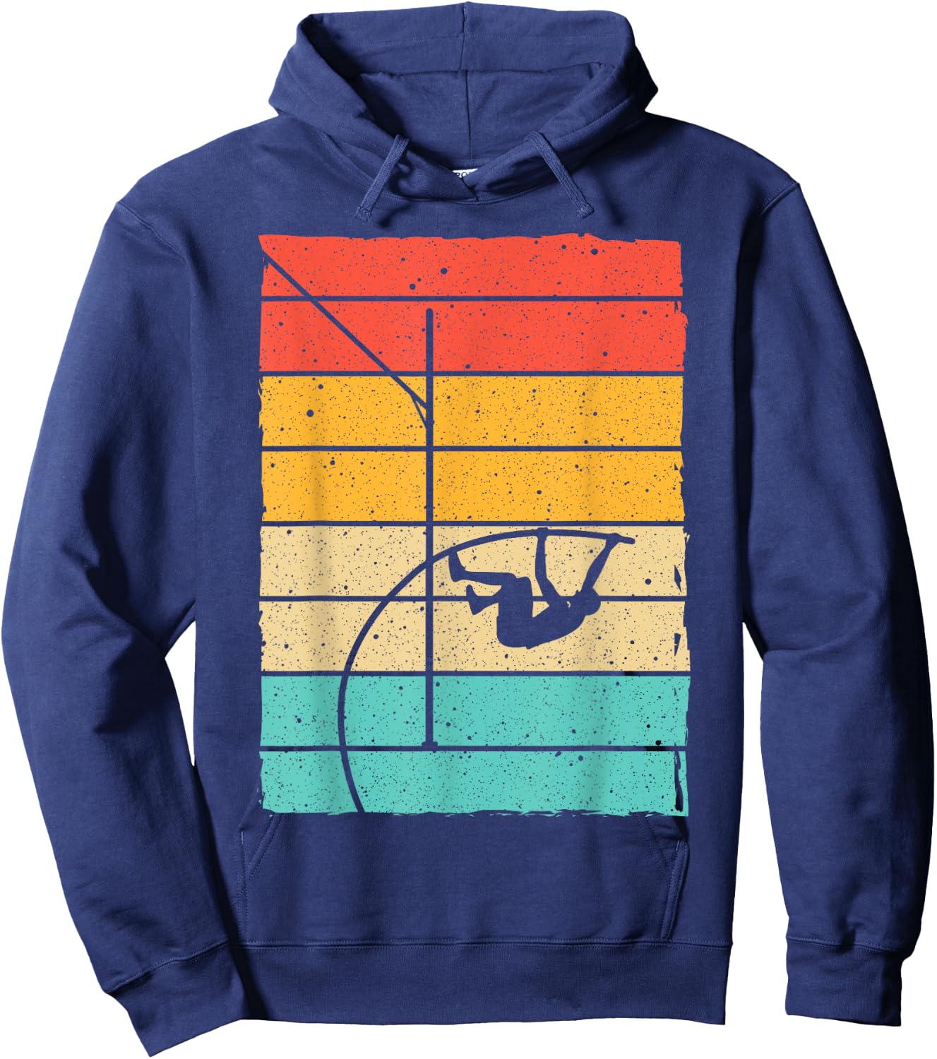 Funny Pole Vaulting Gift Men Women Pole Vault Vaulter Jump Hoodie - Hoodie | Navy