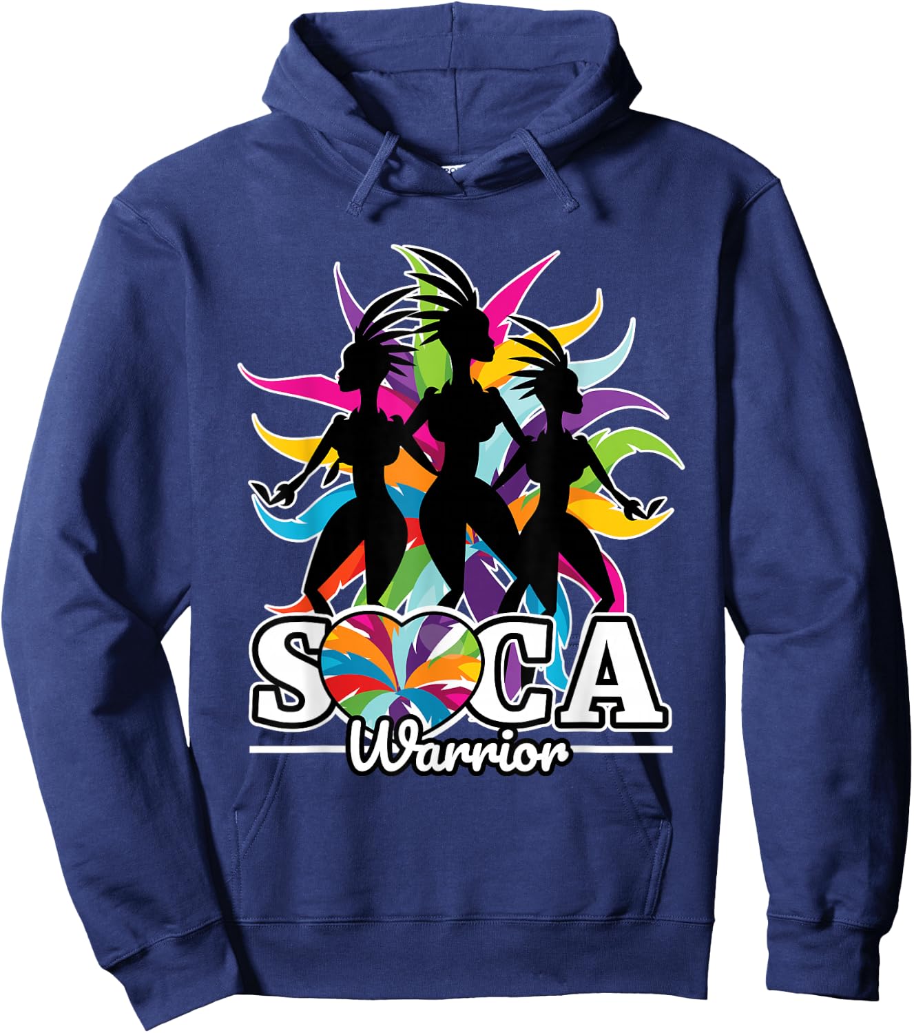Soca Warrior Shirt | Carnival Soca Music Shirt | Soca Hoodie - Hoodie | Navy