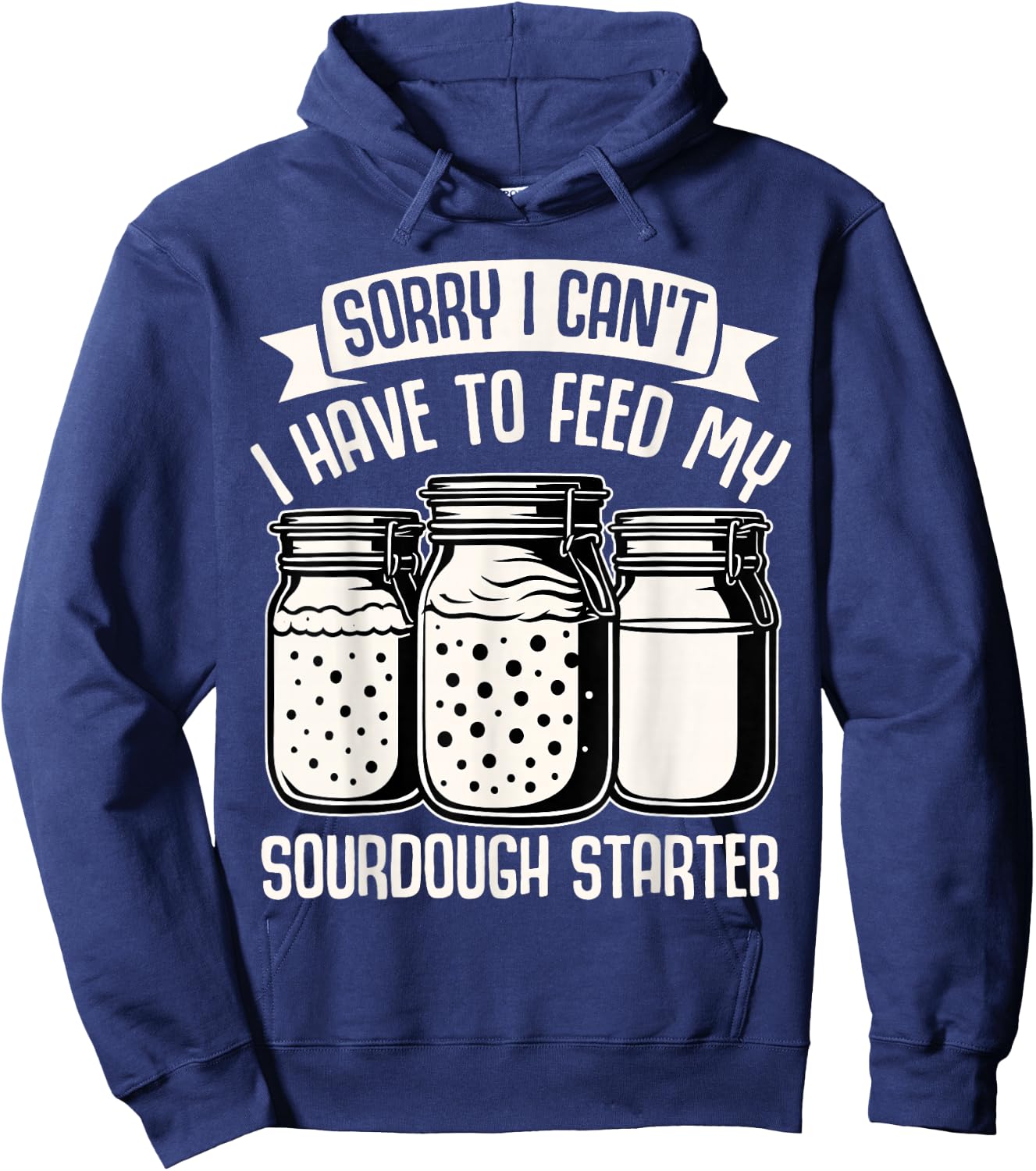 Baking Lover Sorry Cant Sourdough Funny Cupcake Pastry Baker Hoodie - Hoodie | Navy