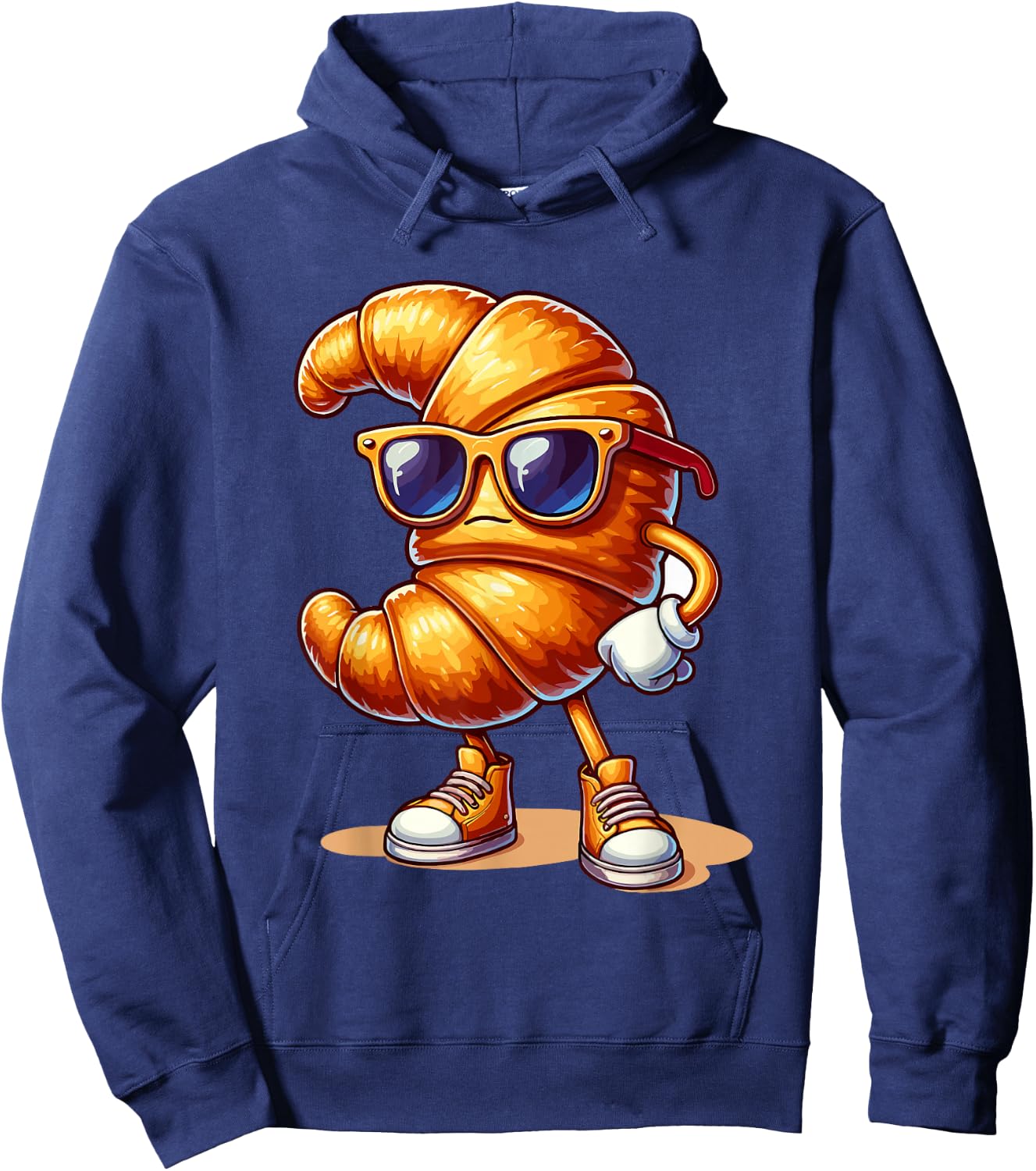 Butter Croissant French Food French Cuisine Baker Baking Hoodie - Hoodie | Navy