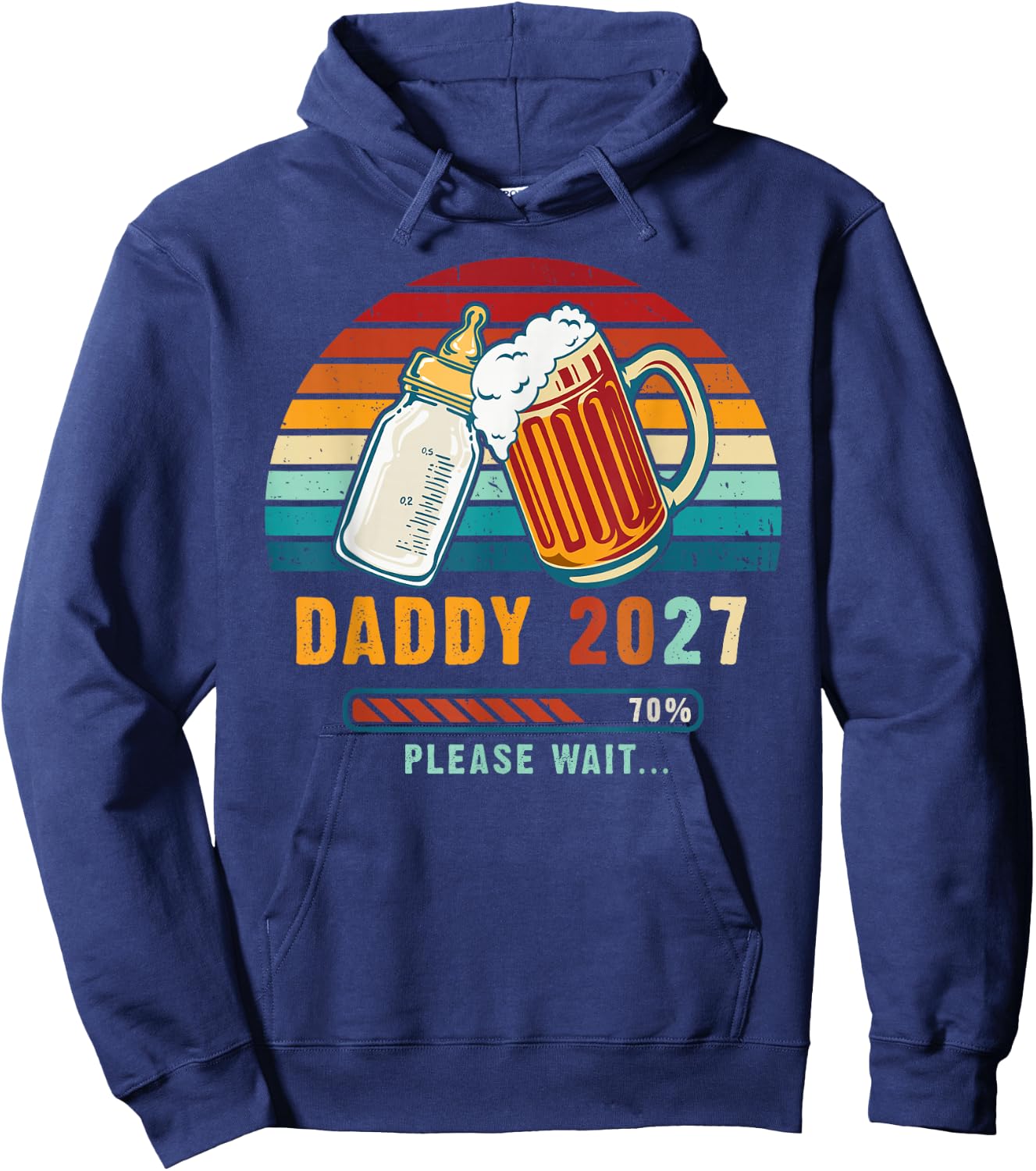 Soon to Be Daddy 2027 Going to Be A Dad Hoodie - Hoodie | Navy