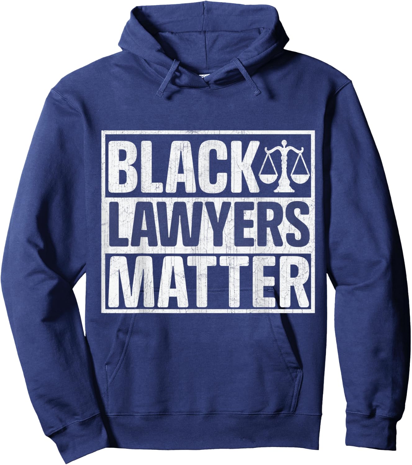 Pride Black Lawyers Matter African History Month Lawyers Hoodie - Hoodie | Navy