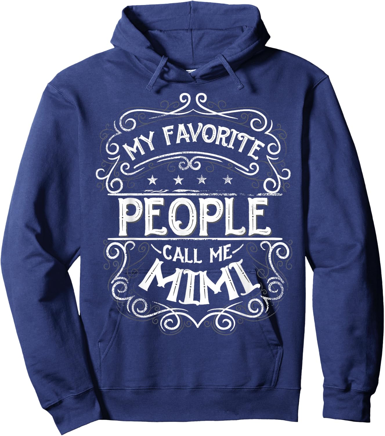 People Call Me Mimi Shirt, Grandma Gifts from Grandchildren Hoodie - Hoodie | Navy