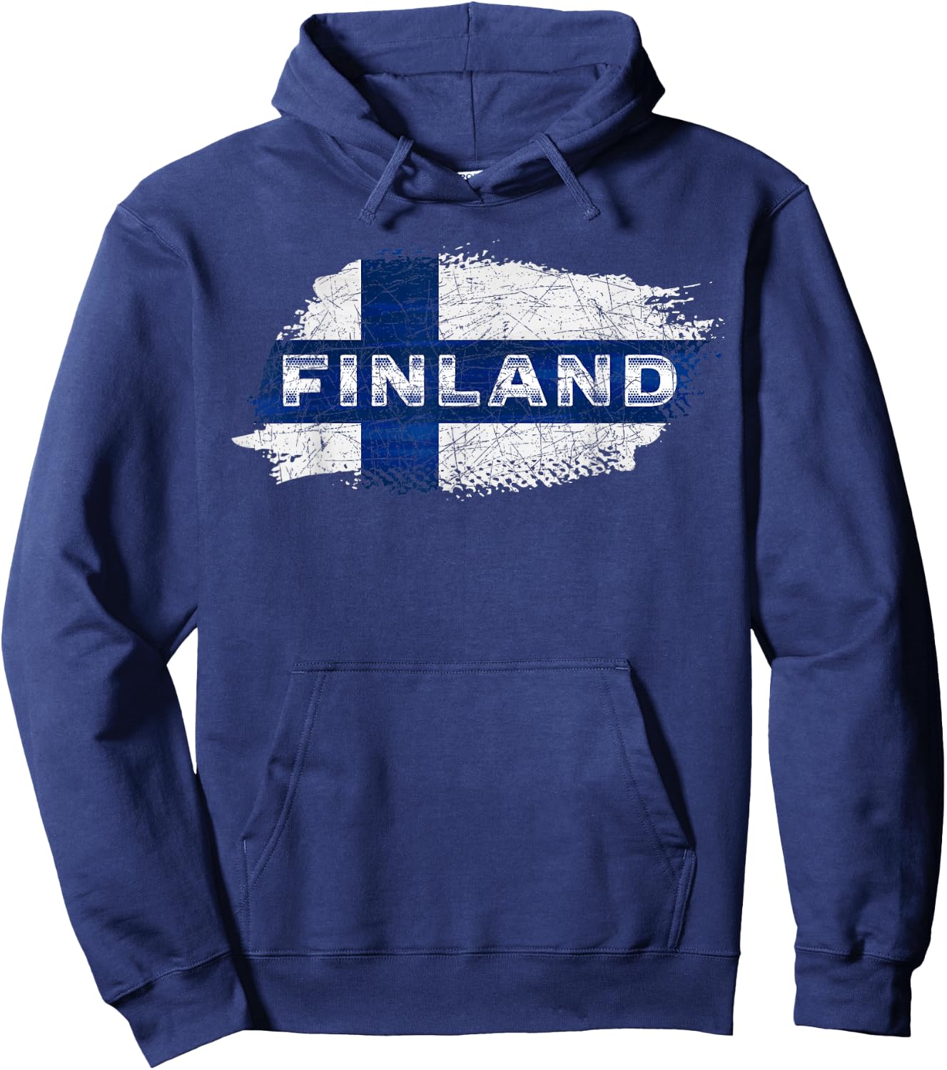 Finnish Flag Sisu Finn Pride Scandinavian Culture Finland Hoodie - Hoodie | Navy