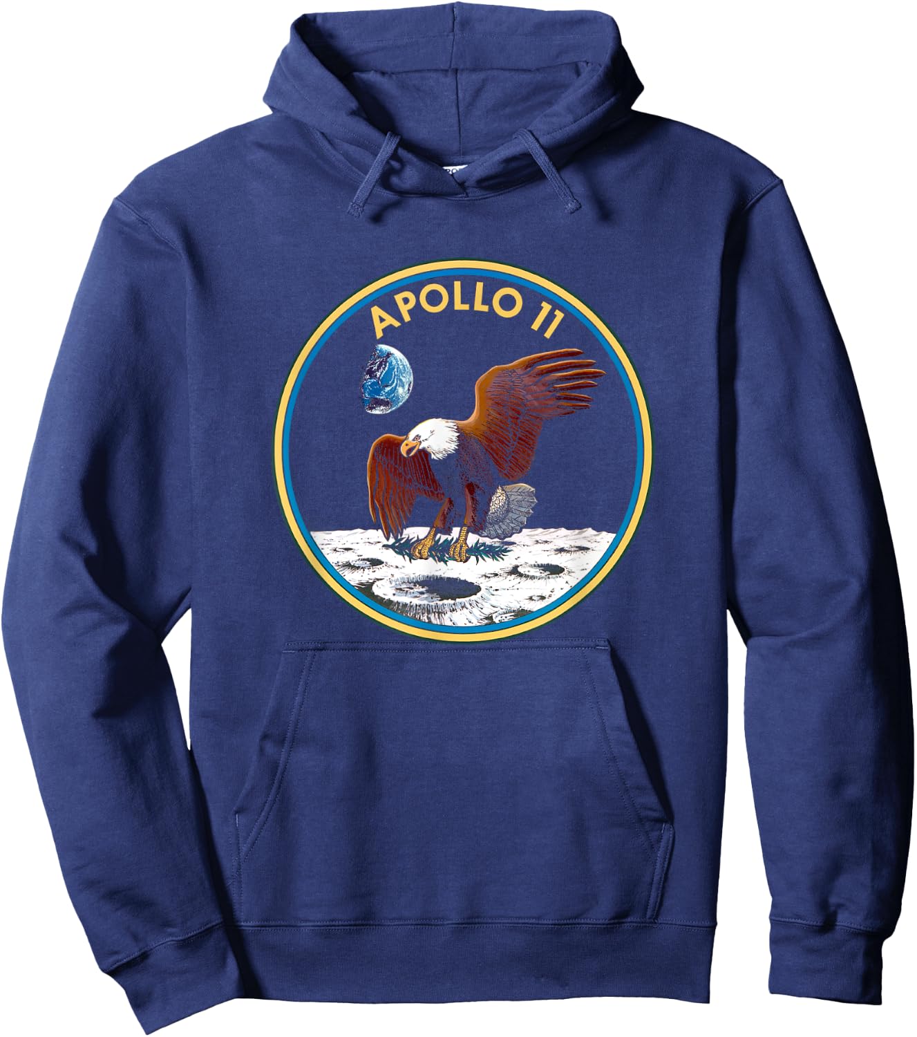 NASA Apollo 11 Mission Badge Hoodie - Hoodie | Navy