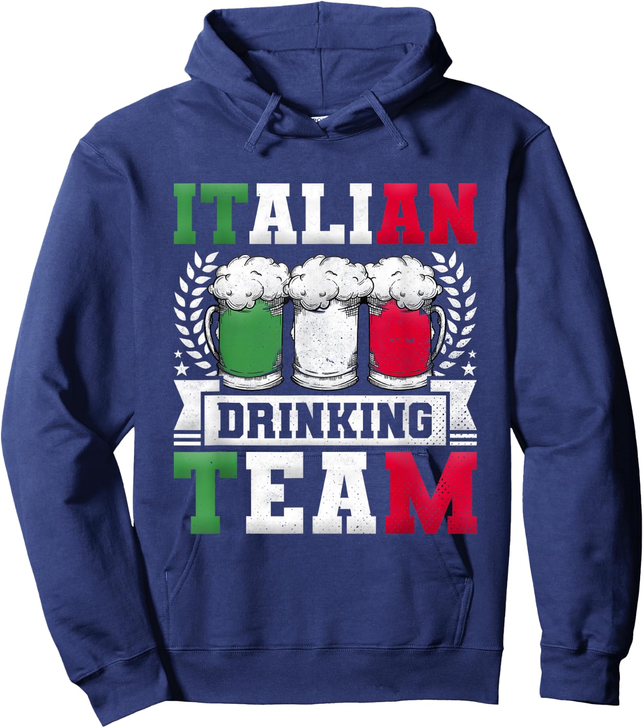 Italian Drinking Team, Beer Day Hoodie - Hoodie | Navy