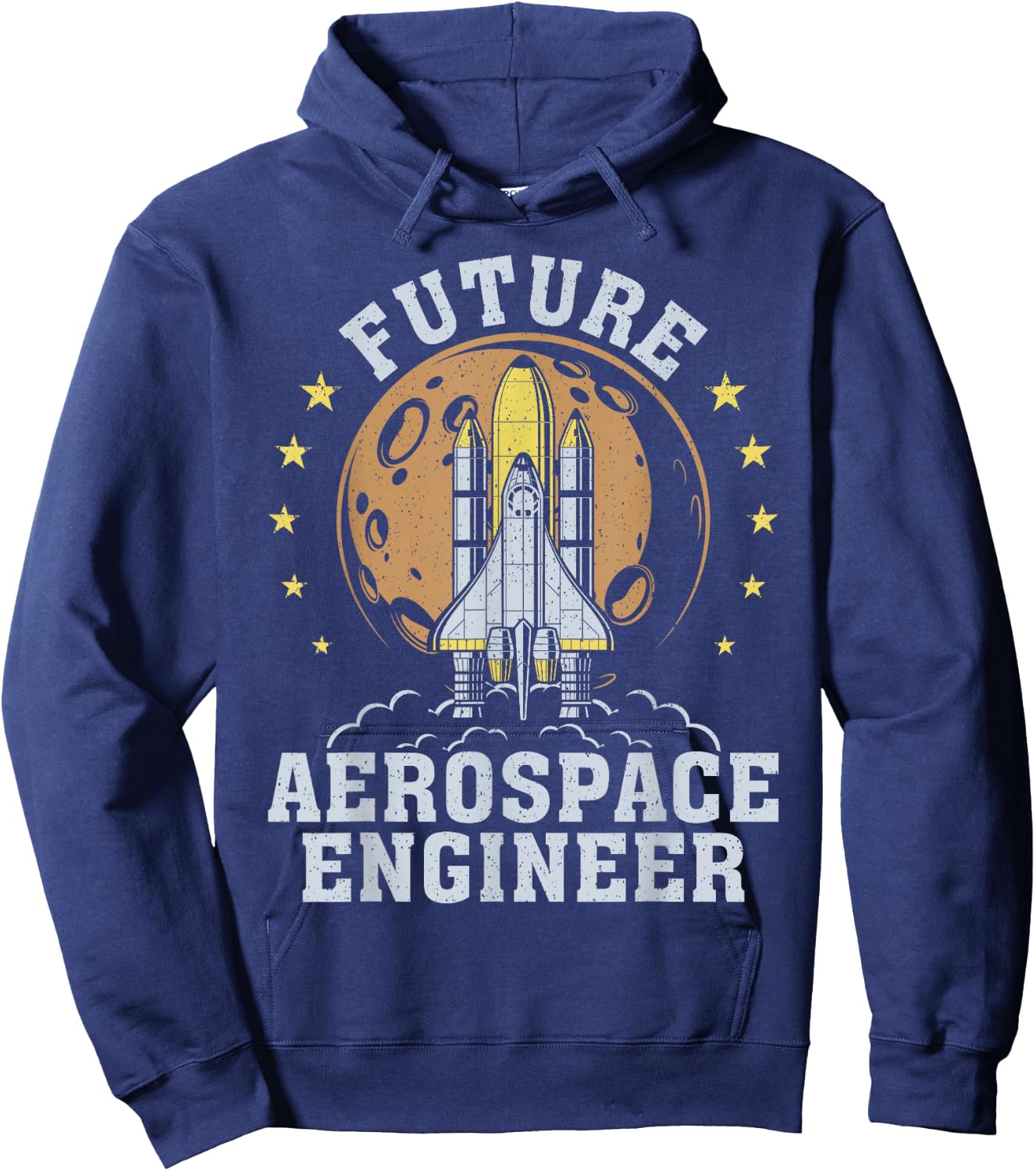 Future Aerospace Engineer Aeronautical Rocket Science Funny Hoodie - Hoodie | Navy