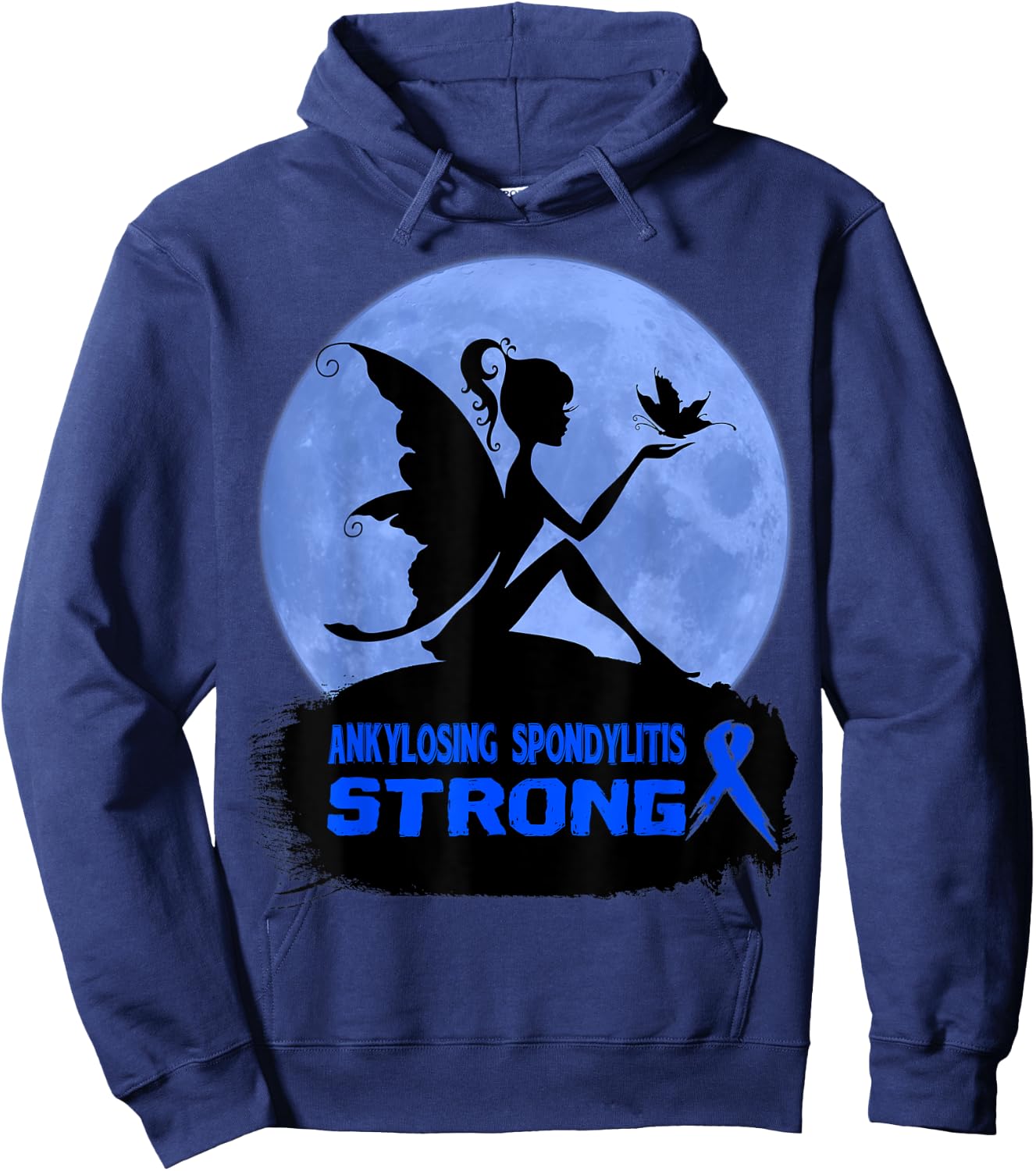 Ankylosing Spondylitis Awareness Hoodie - Hoodie | Navy