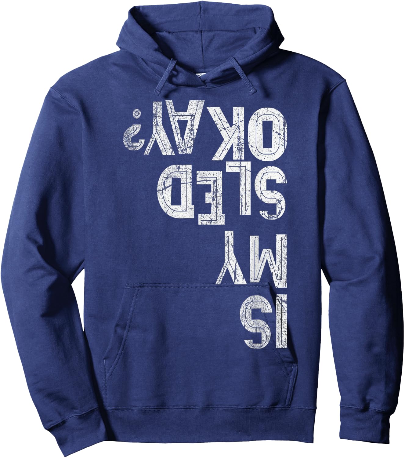Luge Team Bobsled Racing Snowmobile Street Snow OK Sled Crew Hoodie - Hoodie | Navy
