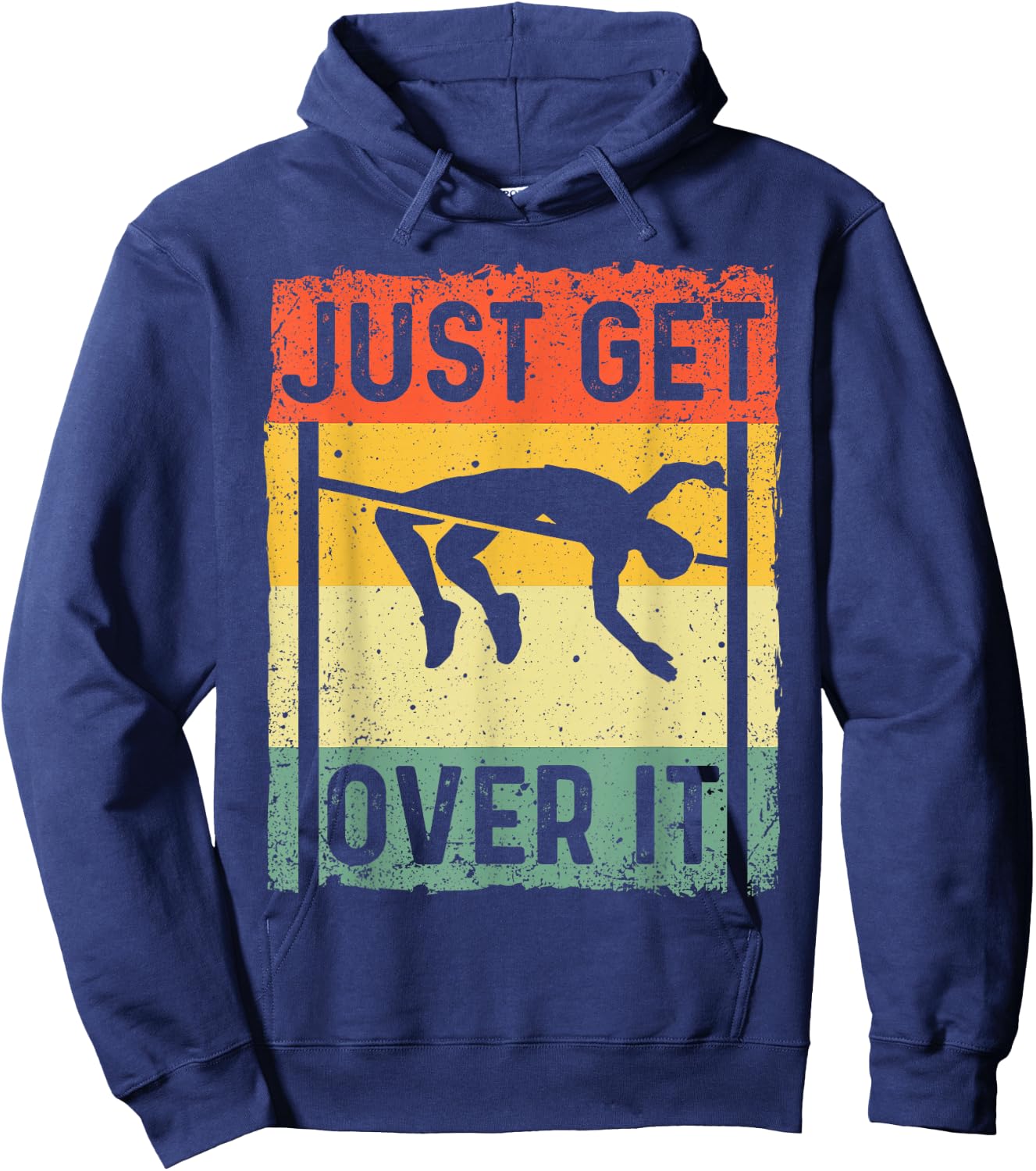 Cool High Jump Design Women High Jump Sport Lovers Hoodie - Hoodie | Navy
