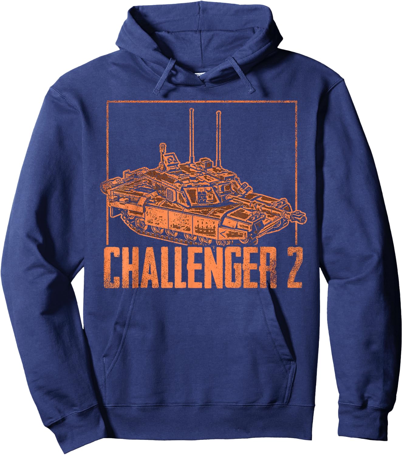 Challenger 2 Battle Tank United Kingdom British Military Hoodie - Hoodie | Navy
