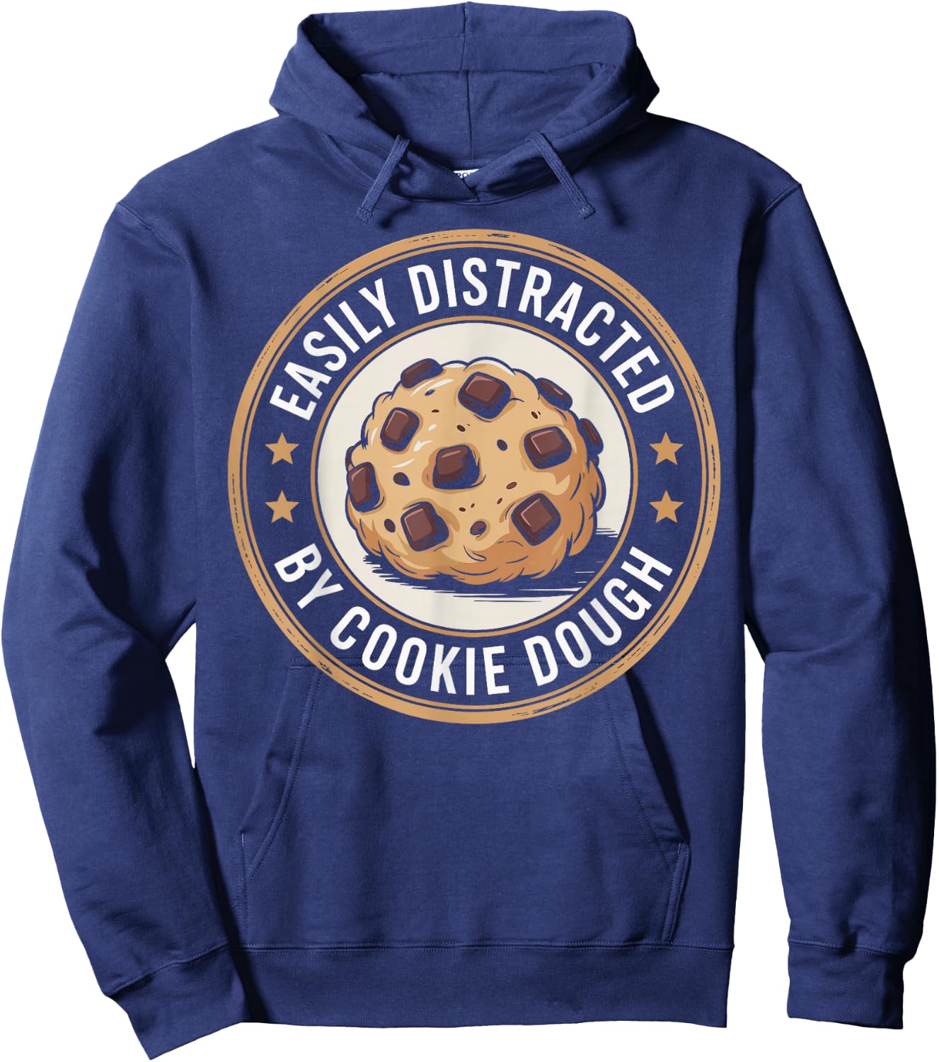 Easily Distracted By Cookie Dough Cookie Baking Baker Hoodie - Hoodie | Navy