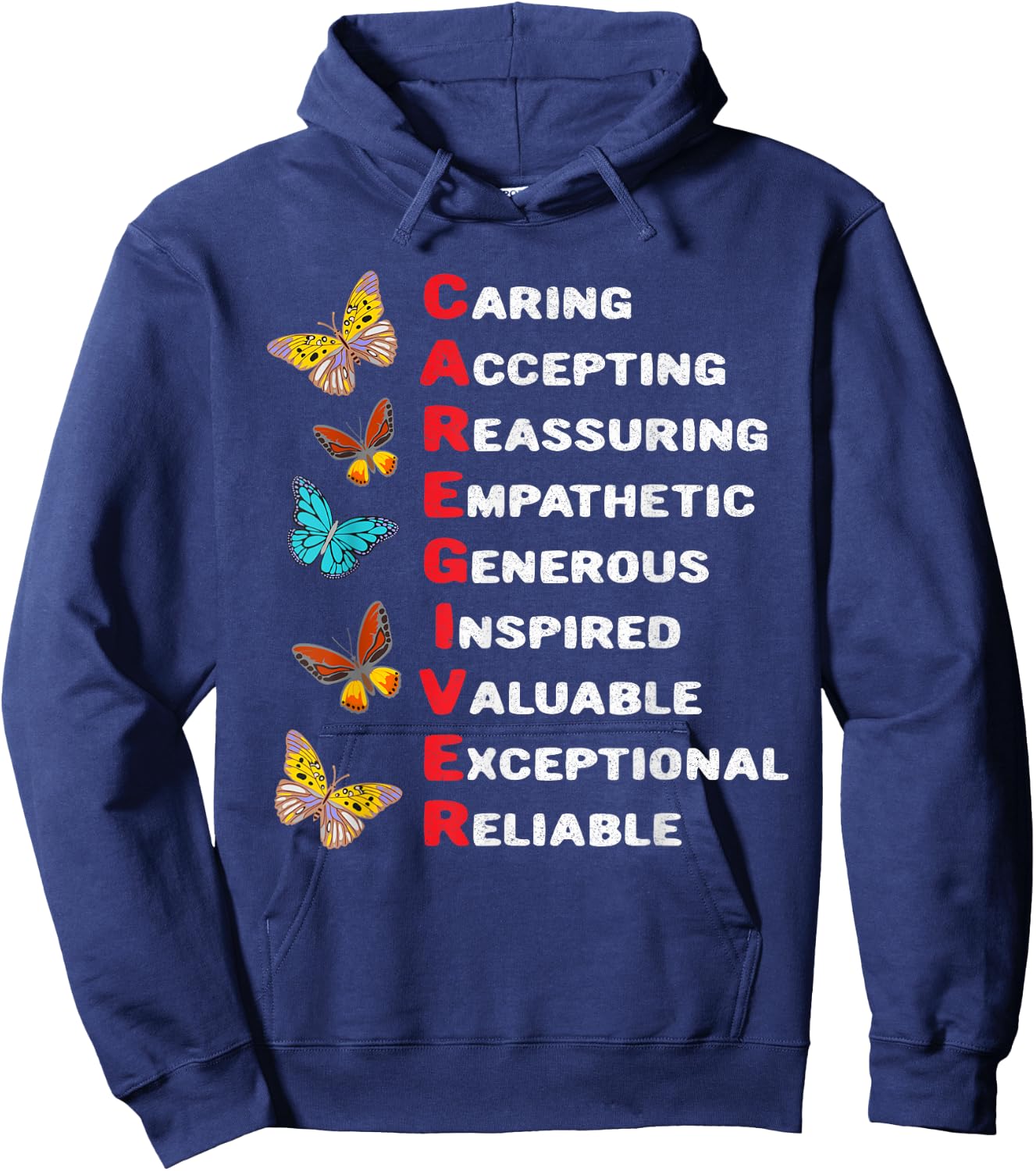 Patient Care Assistant Home Health Worker Caregiver Hoodie - Hoodie | Navy