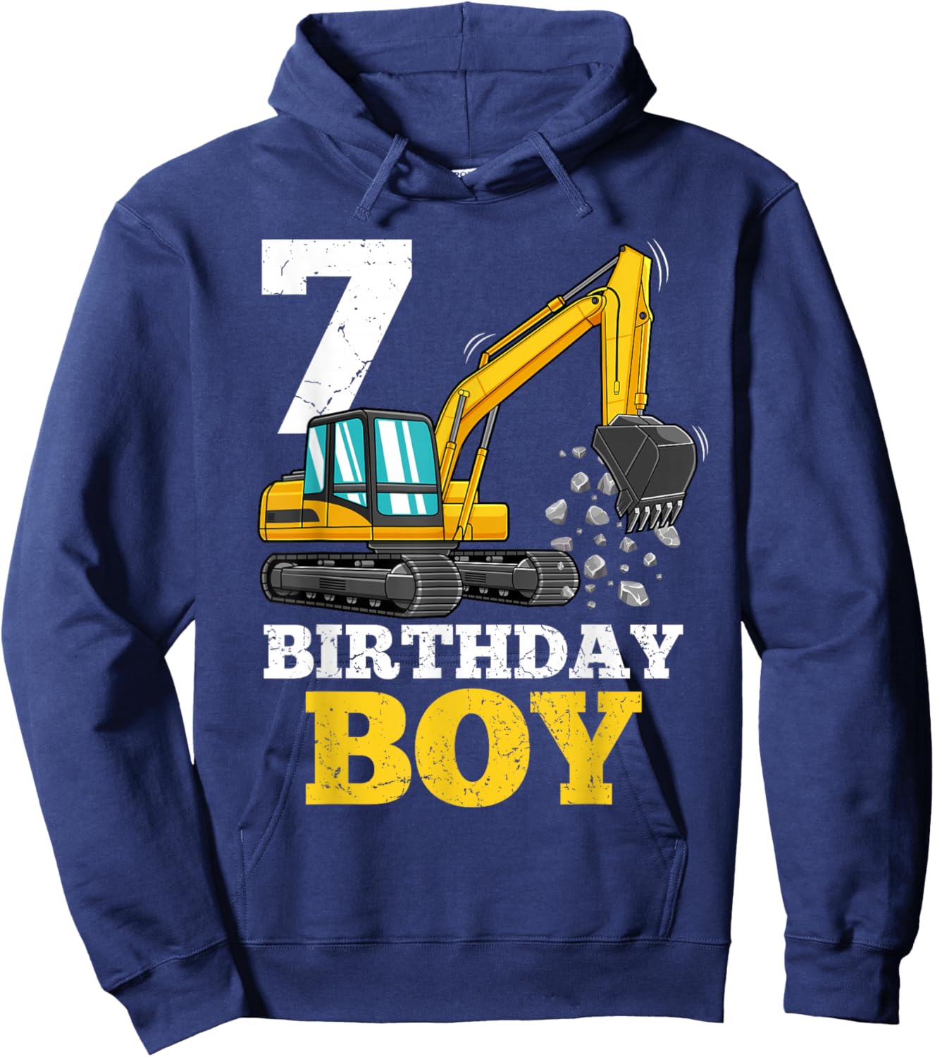 I'm 9 This Is How I Roll Monster Truck 9th Birthday Gift Hoodie - Hoodie | Navy