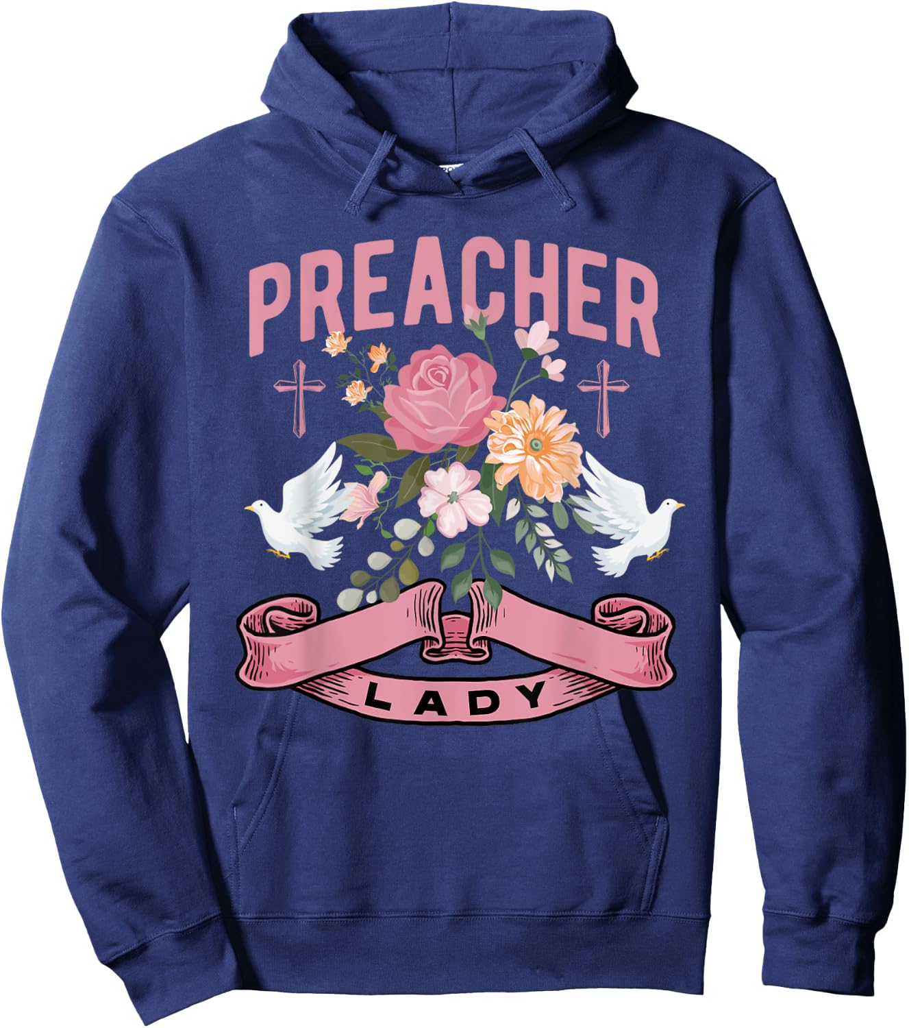 Pastors wife o christian o religious or Preacher Lady Hoodie - Hoodie | Navy