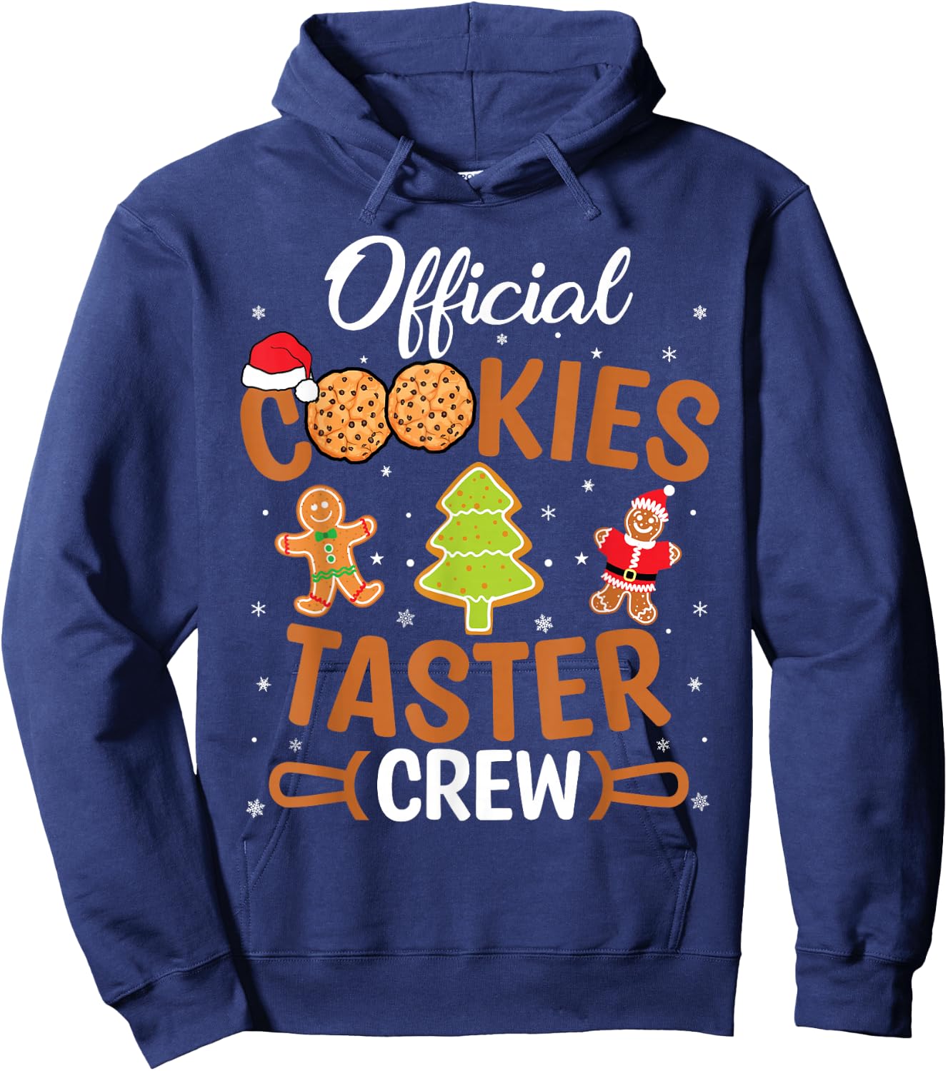 Official Cookie Taster Crew Christmas Baking Baker Team Xmas Hoodie - Hoodie | Navy