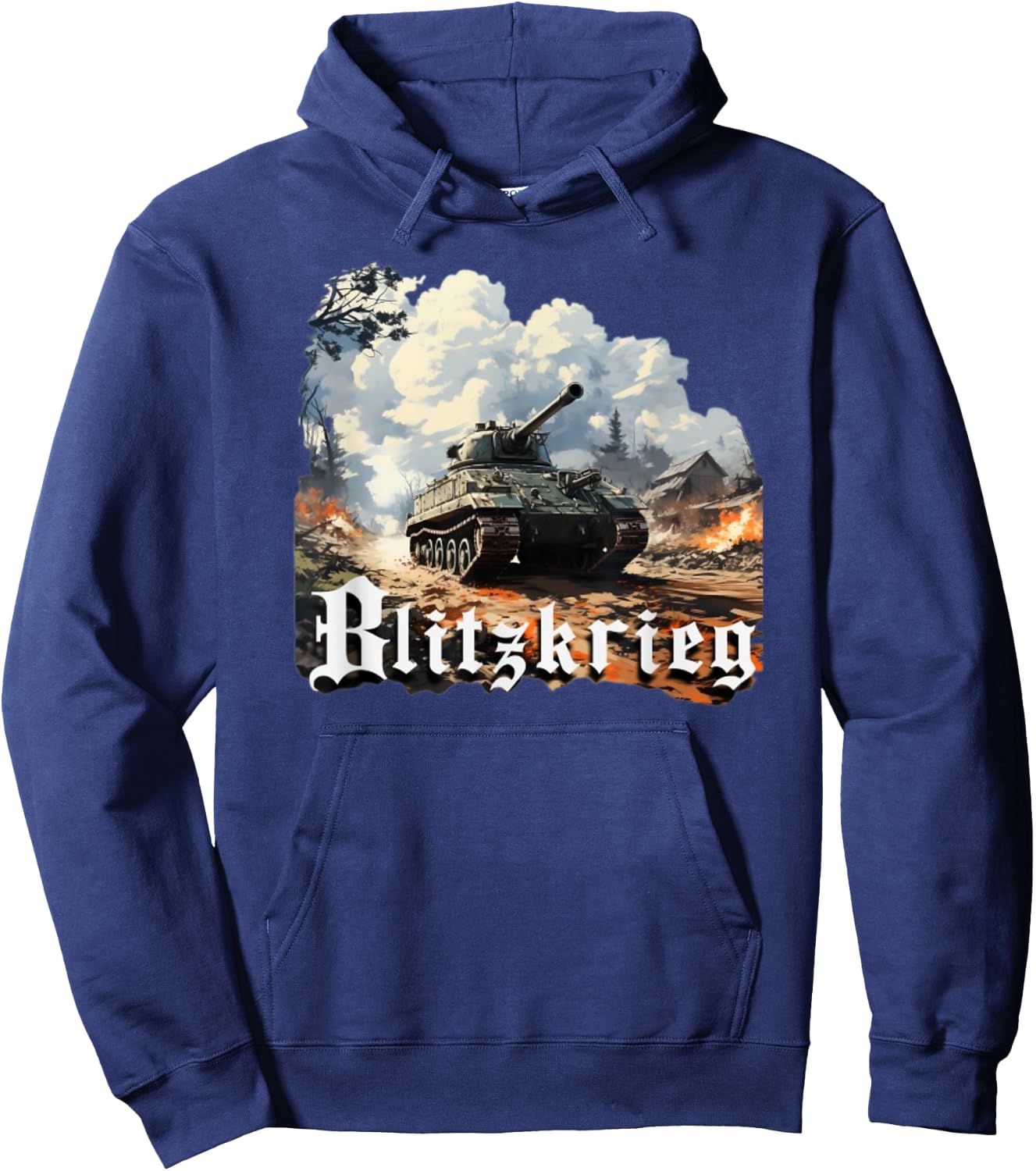 World War 2 Blitzkrieg Hoodie - Hoodie | Navy