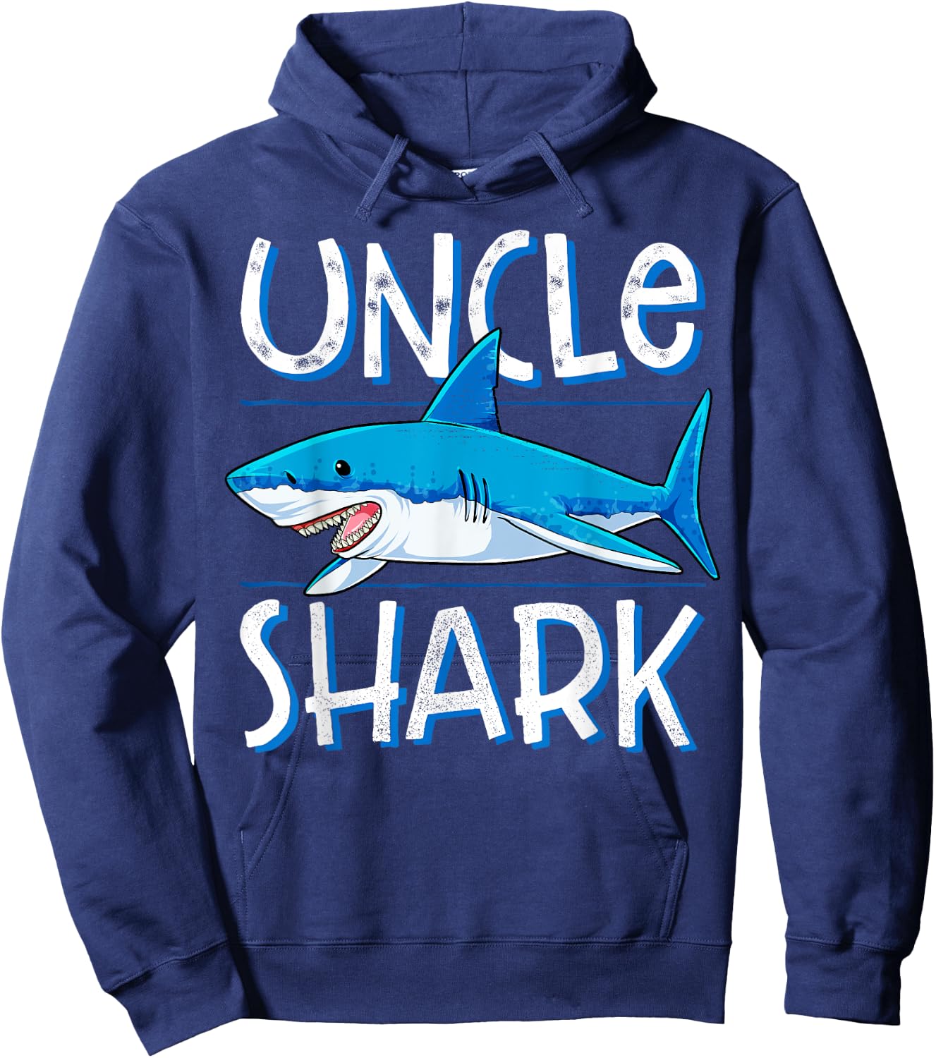 Uncle Shark T Shirt Family Matching Uncles Men Jawsome Gift Hoodie - Hoodie | Navy