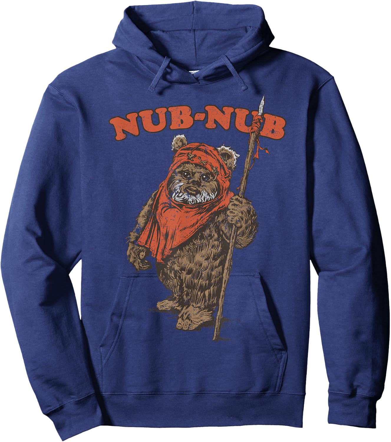 Star Wars Nub-Nub Ewok Vintage Camp Graphic Hoodie - Hoodie | Navy