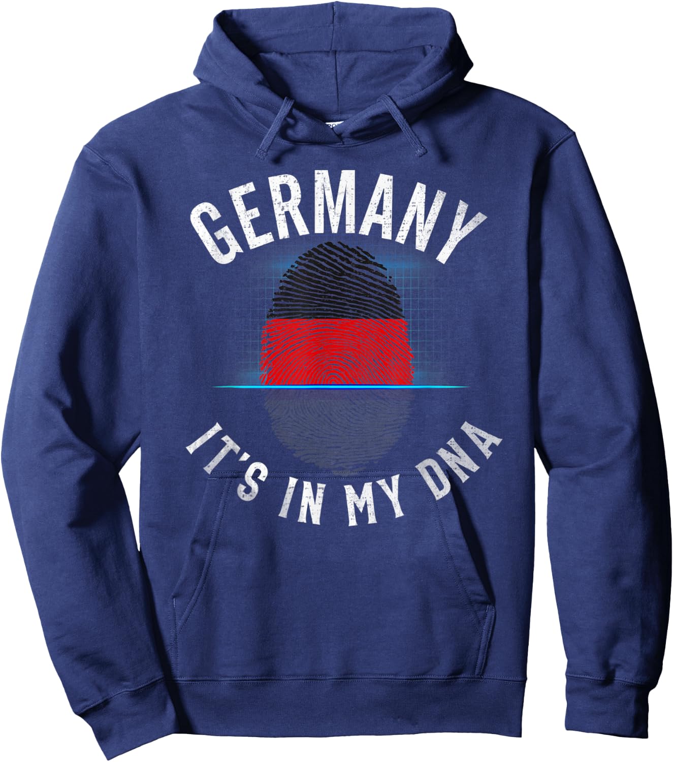 Vintage Germany Flag - It Is In My DNA - German Gift Hoodie - Hoodie | Navy