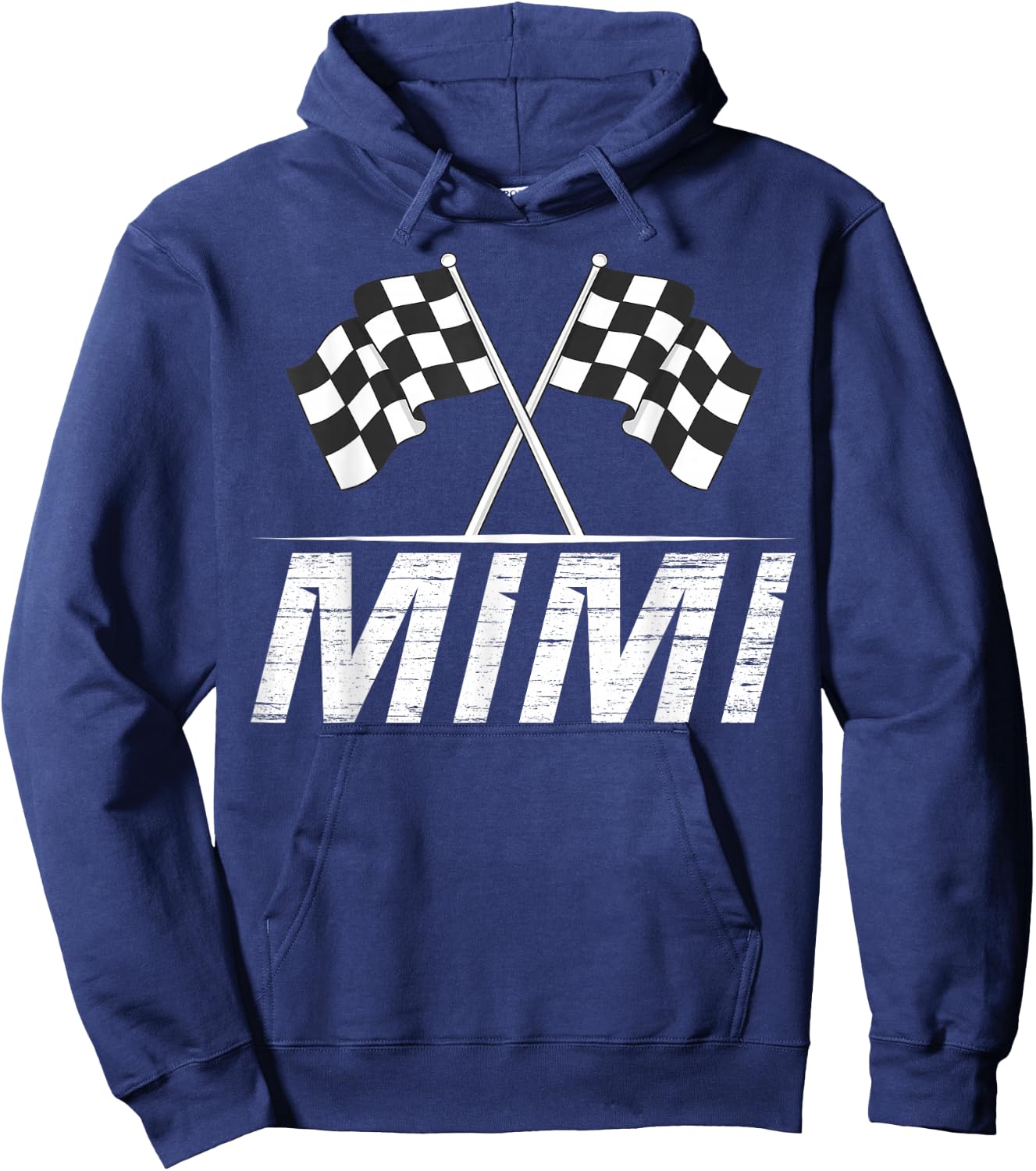 Race Car Birthday Party Racing Family Mimi Pit Crew Hoodie - Hoodie | Navy