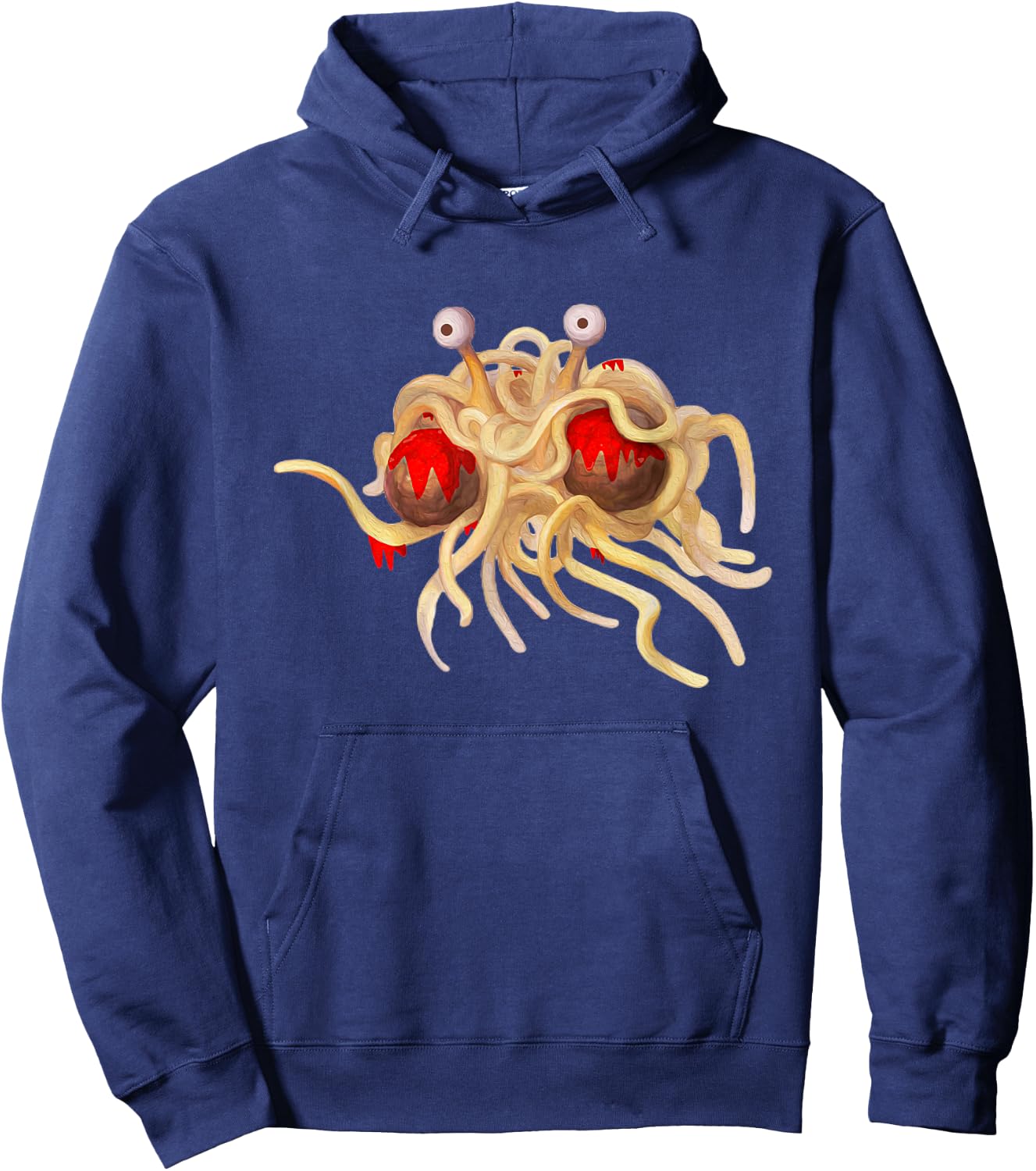 FSM - Flying Spaghetti Monster - Funny Pastafarian Atheist Hoodie - Hoodie | Navy