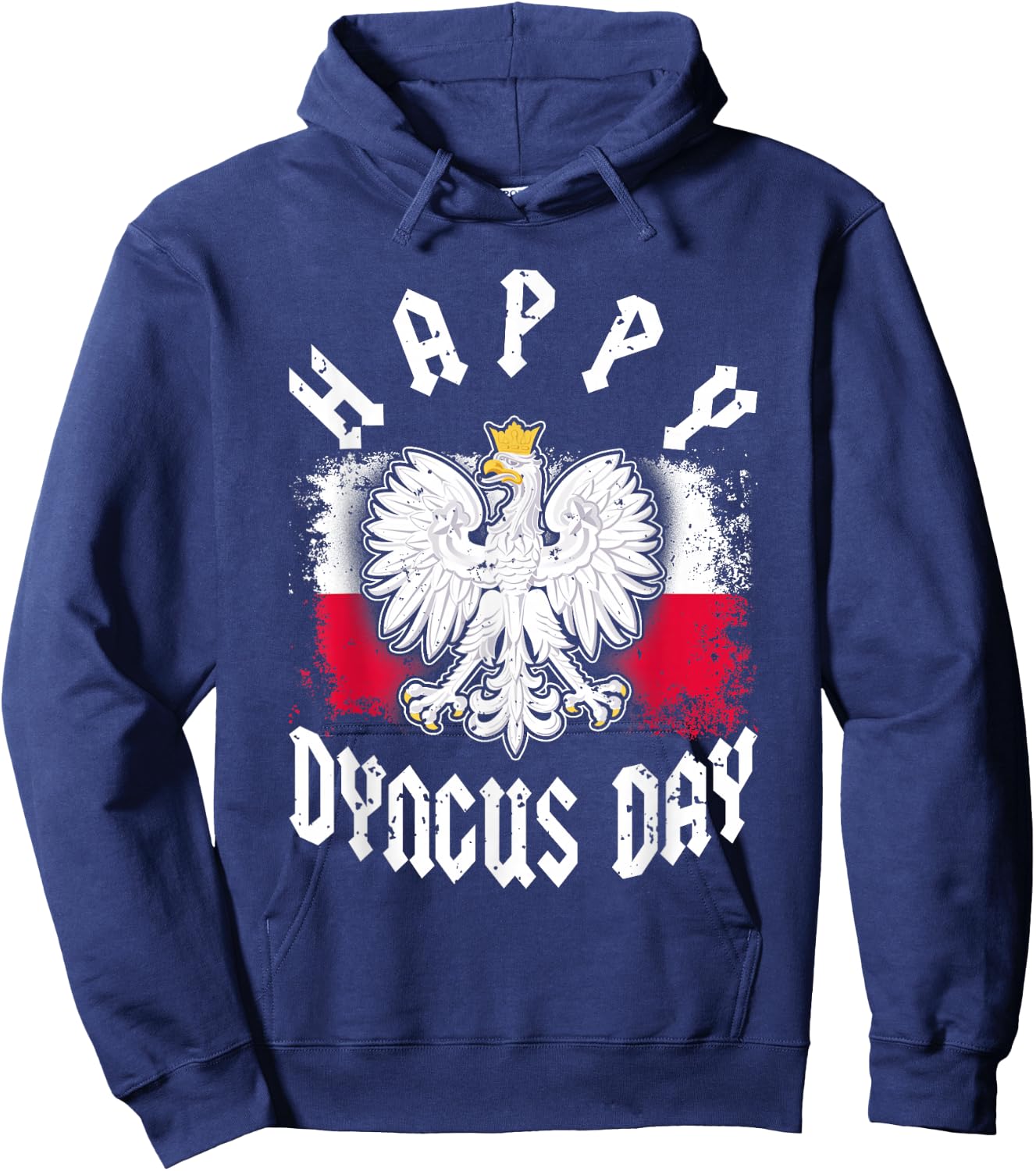 Happy Dyngus Day 2022 Polska Polish White Eagle Dyngus Day Hoodie - Hoodie | Navy