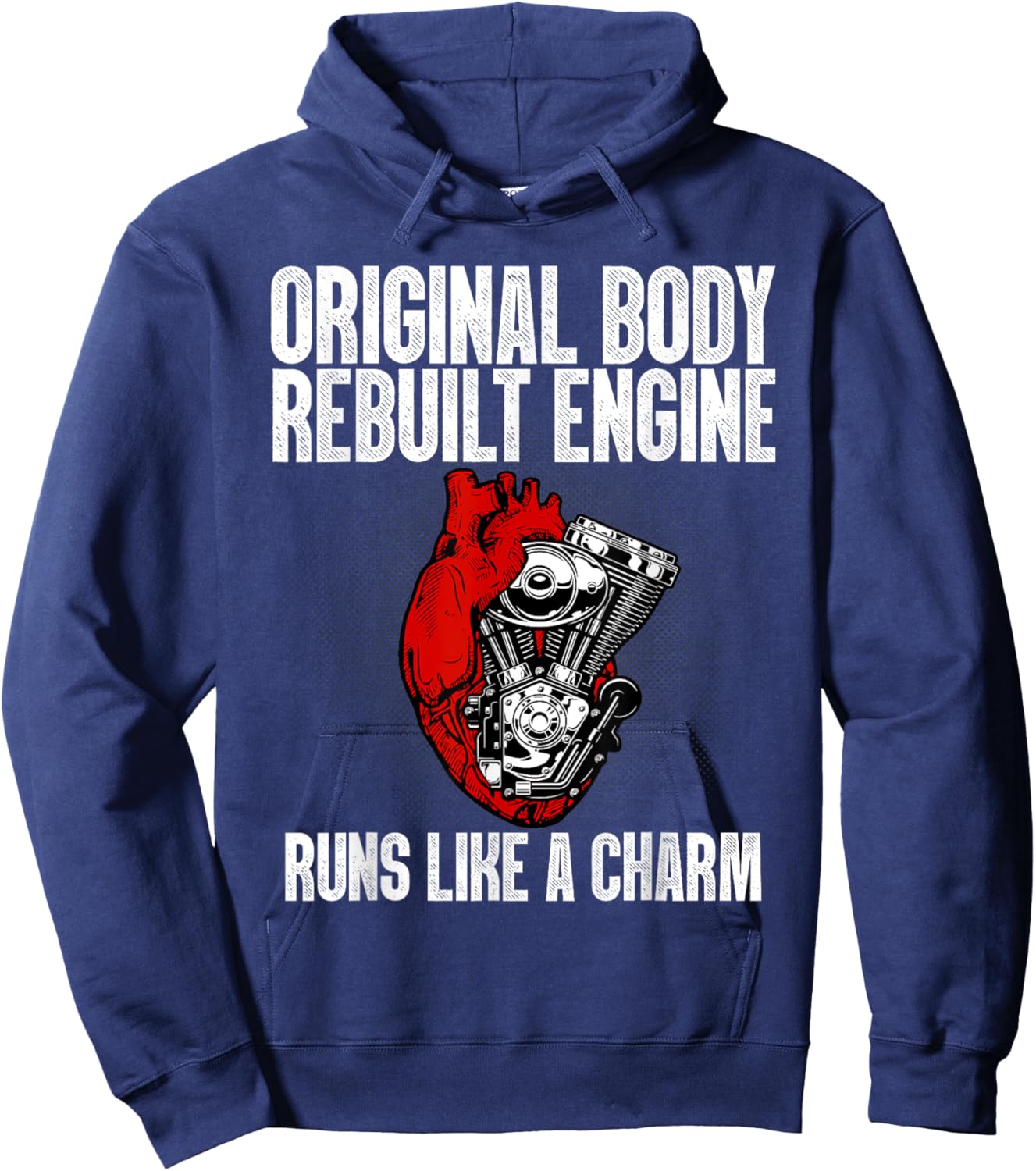 Funny Open Heart Surgery Recovery Survivor Gift Men Women Hoodie - Hoodie | Navy