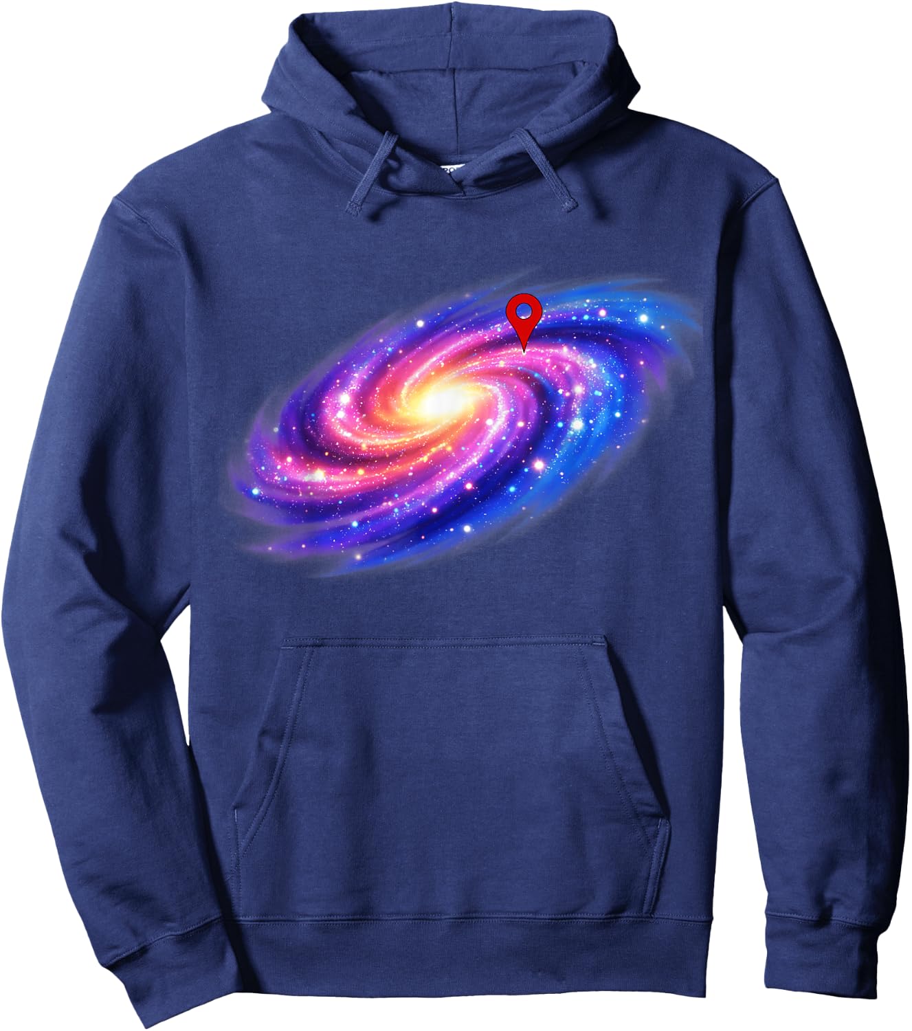 You are Here Galaxy Milky Way Astronomy Space Science Hoodie - Hoodie | Navy