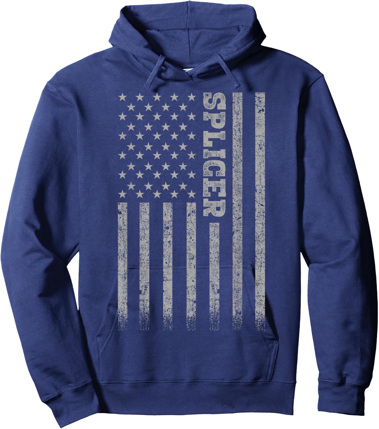 Splicer American Flag Hoodie - Hoodie | Navy