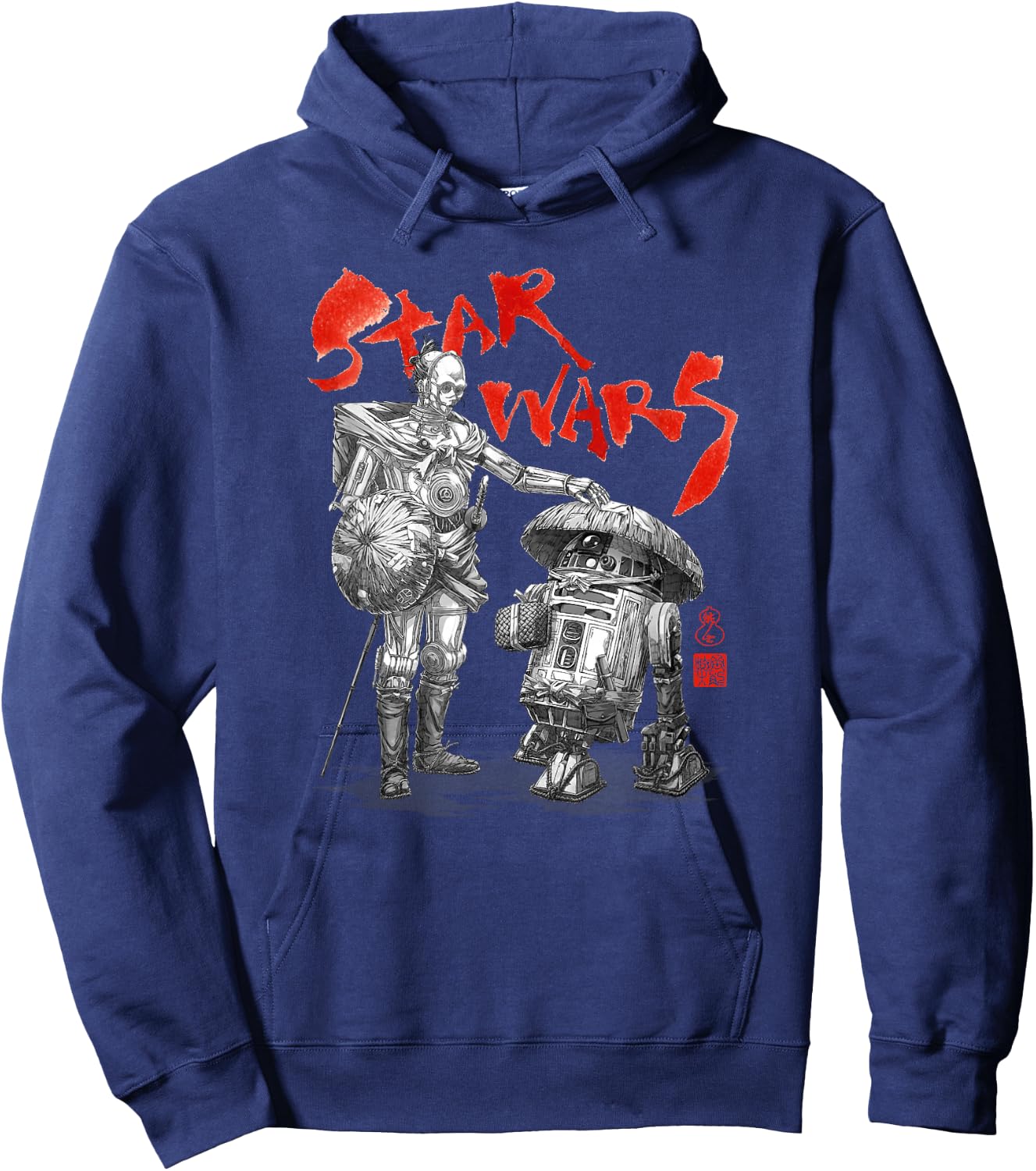 Star Wars Visions Samurai Droids Hoodie - Hoodie | Navy