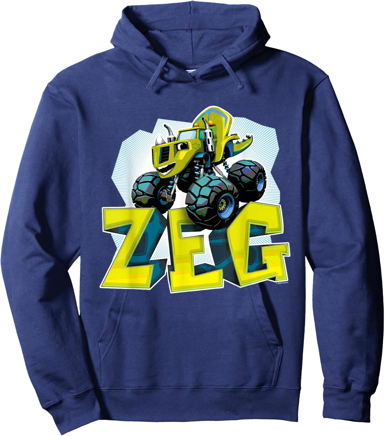 Blaze and the Monster Machines Zeg Badge Hoodie - Hoodie | Navy