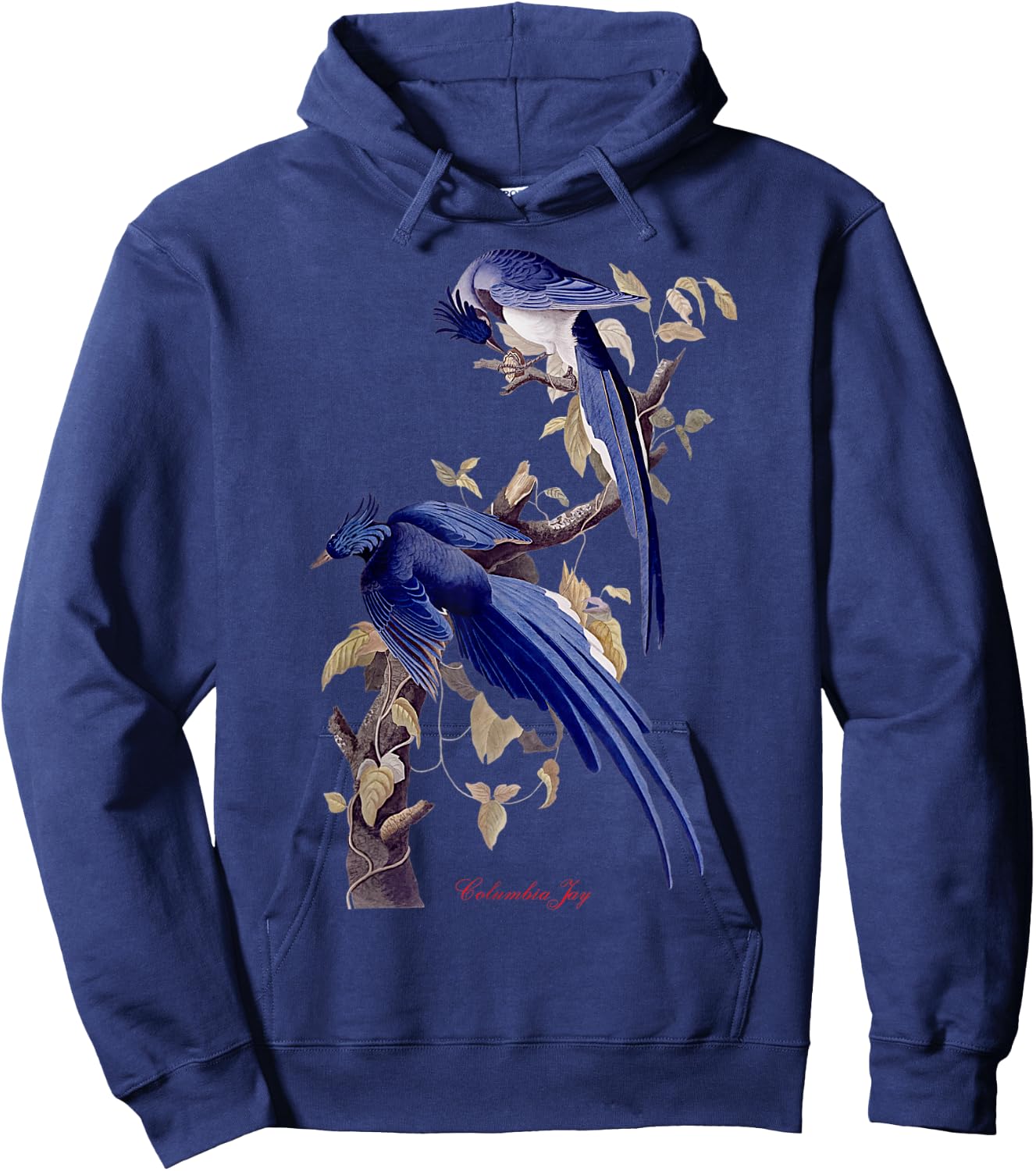 Audubon Columbia Jay North American Birds Education Nature Hoodie - Hoodie | Navy