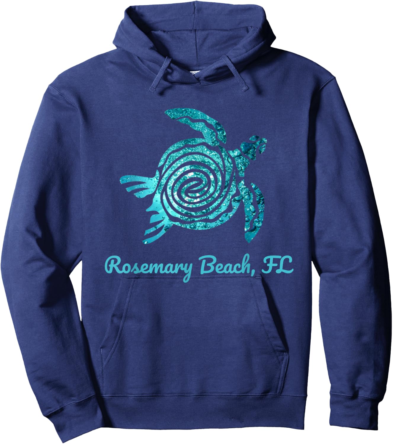 Beach Rosemary, Florida Marine Biology Save The Sea Turtle Women Kids Hoodie - Hoodie | Navy