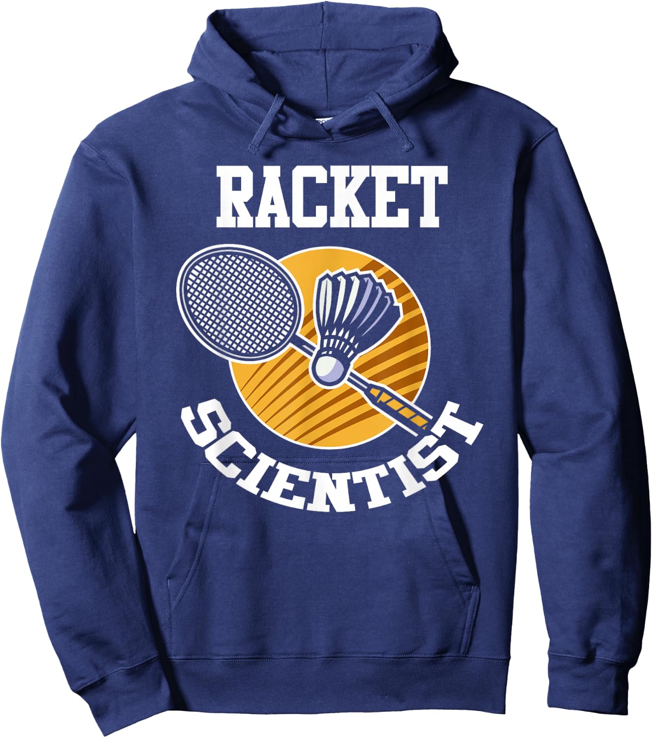 Funny Badminton Player Shirt Racket Scientist Badminton Gift Hoodie - Hoodie | Navy