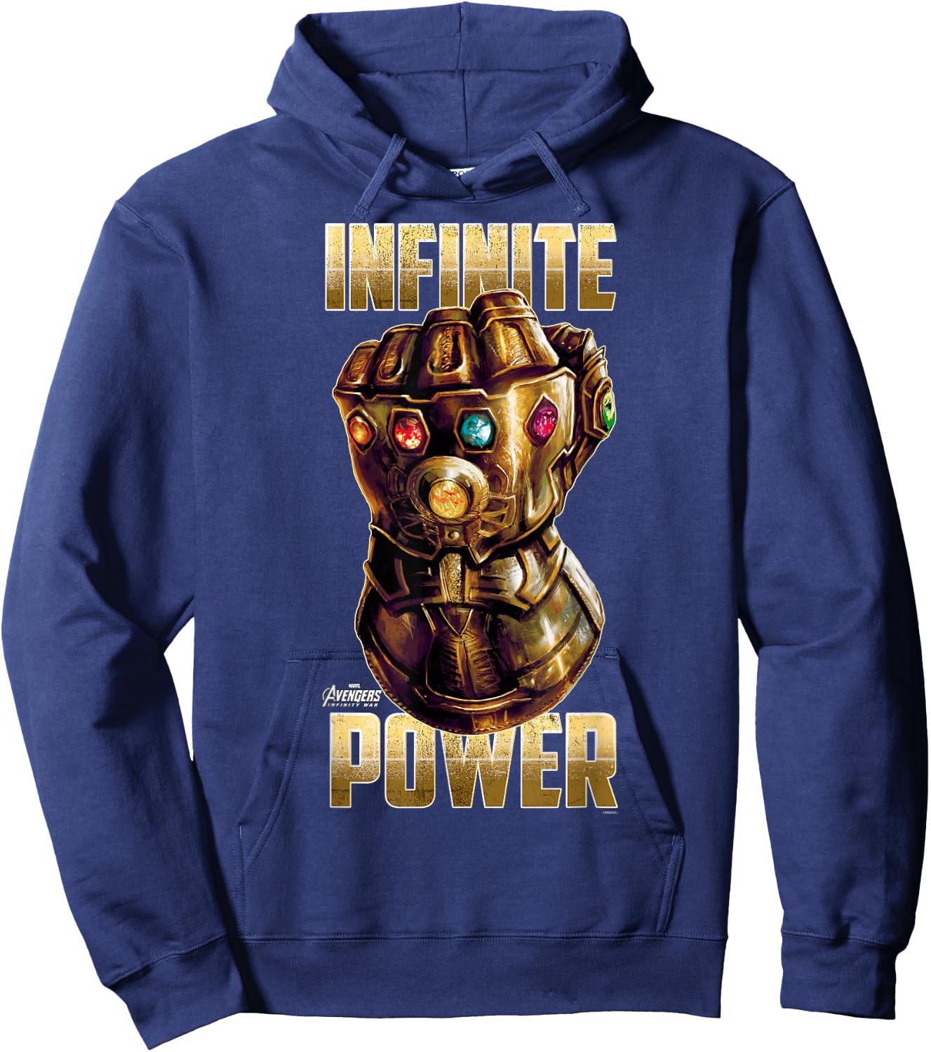 Marvel Avengers Infinity War Infinite Power Graphic Hoodie - Hoodie | Navy