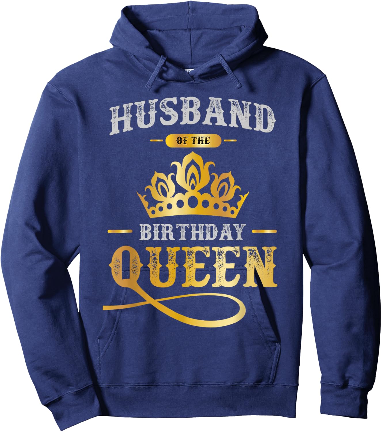 Birthday Party for Queen or Husband of the Birthday Queen Hoodie - Hoodie | Navy