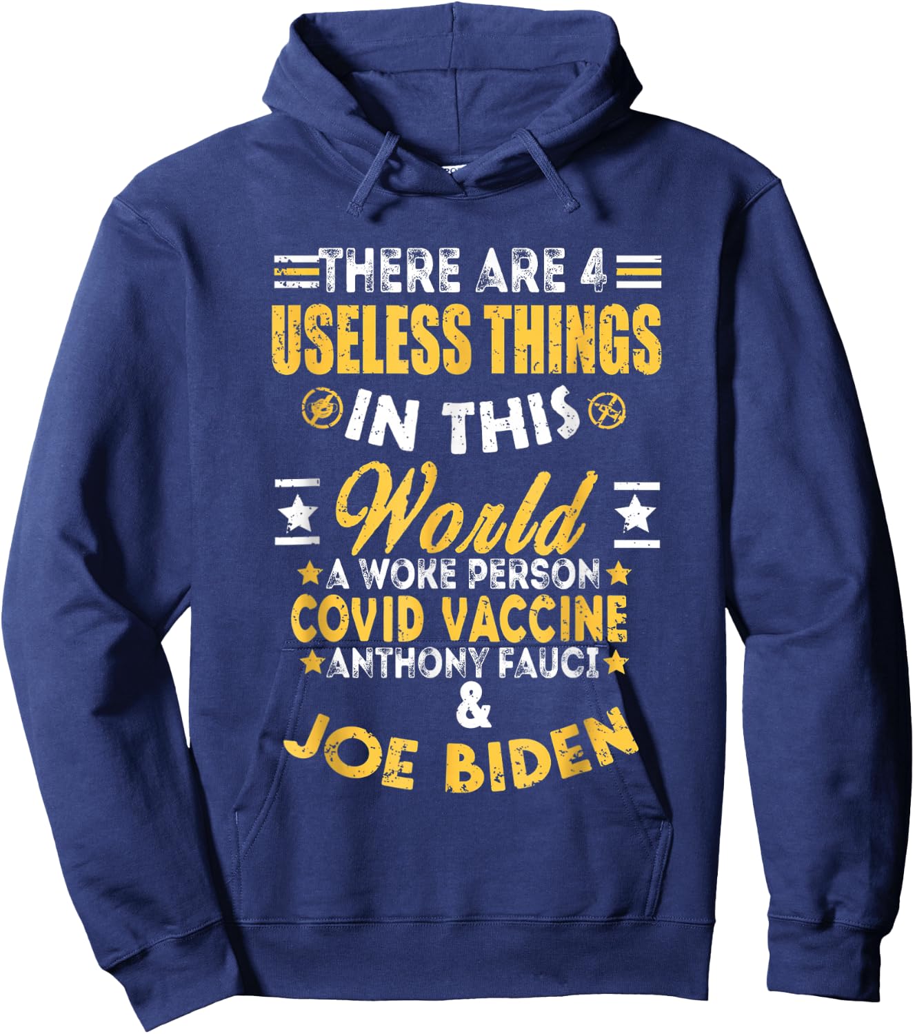 There Are Four Useless Things In This World Quote Funny Hoodie - Hoodie | Navy