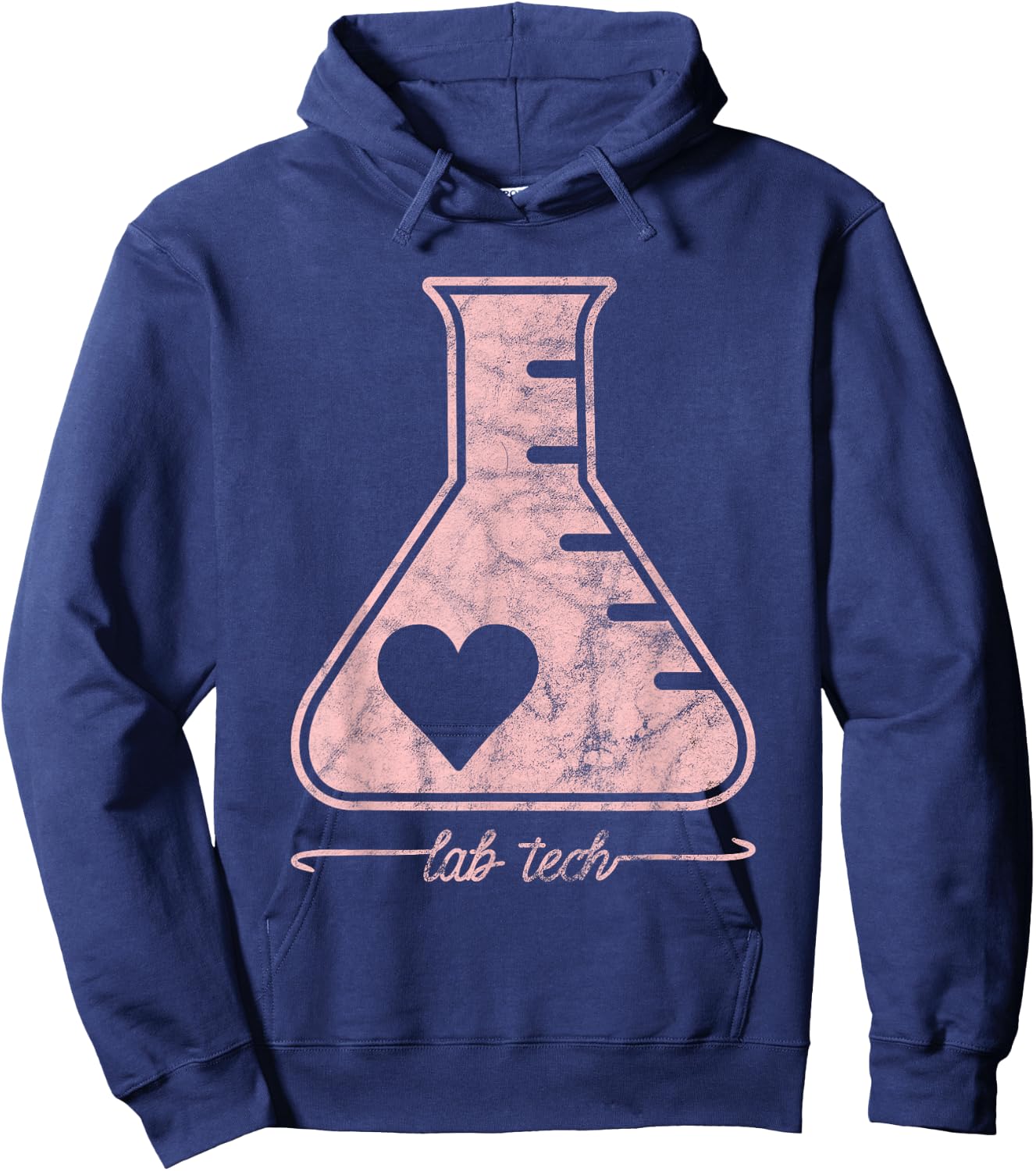Beaker Lab Tech Laboratory Technician T shirt gift Hoodie - Hoodie | Navy